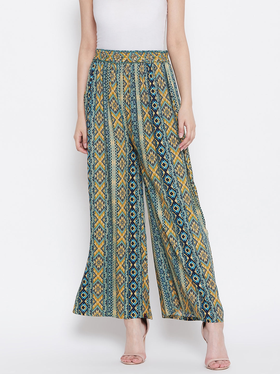 Printed Pattern Palazzo Freesize