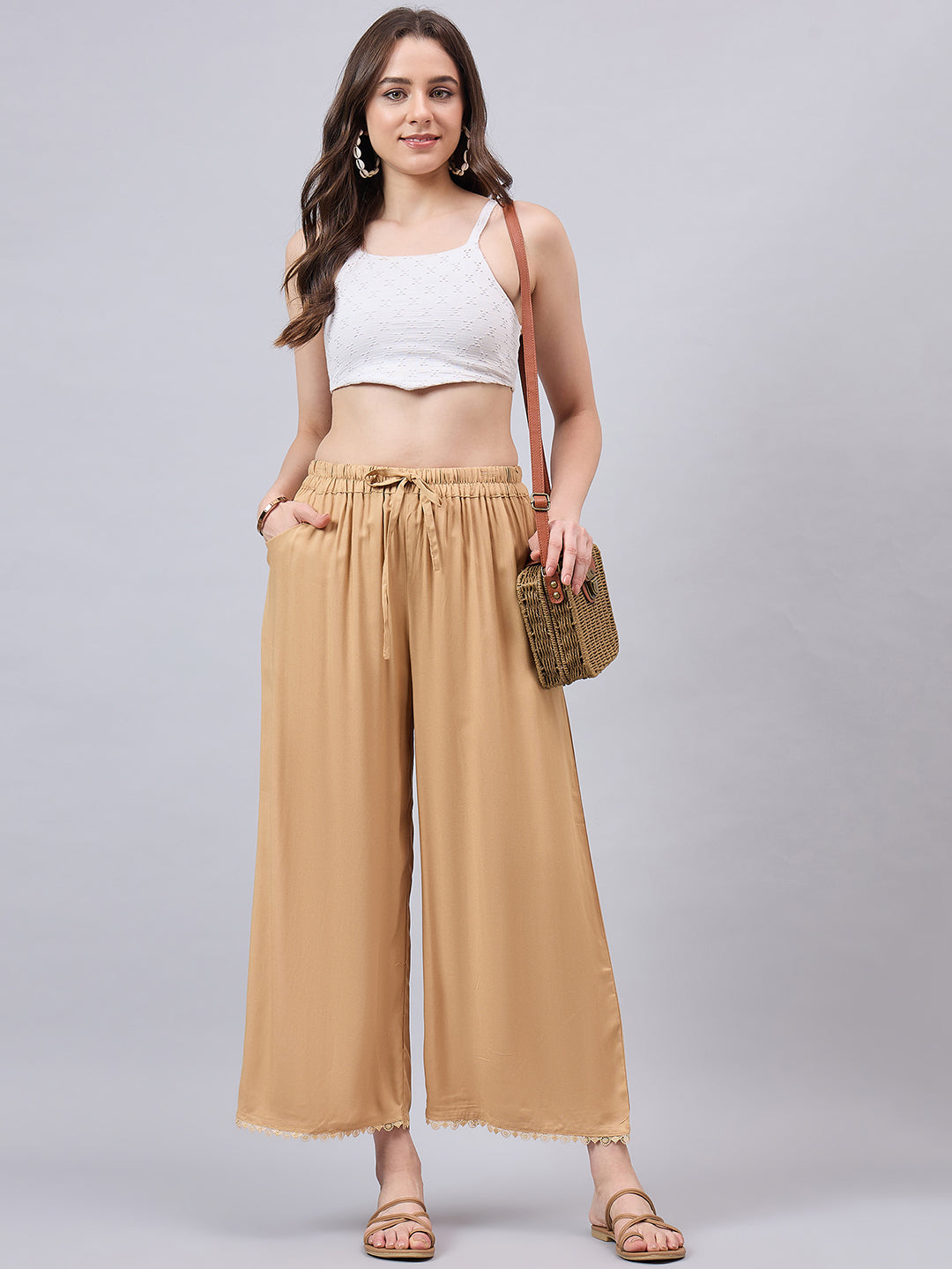 Skin Lace Palazzos