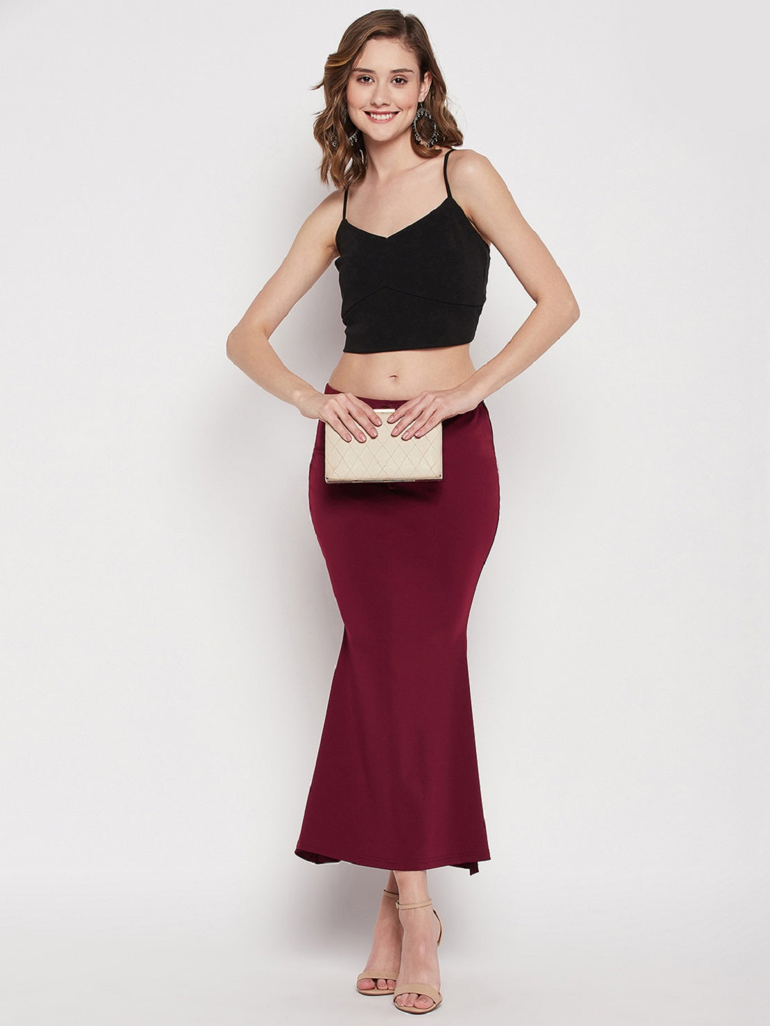 Red Petticoat Saree Shapewear Inskirt