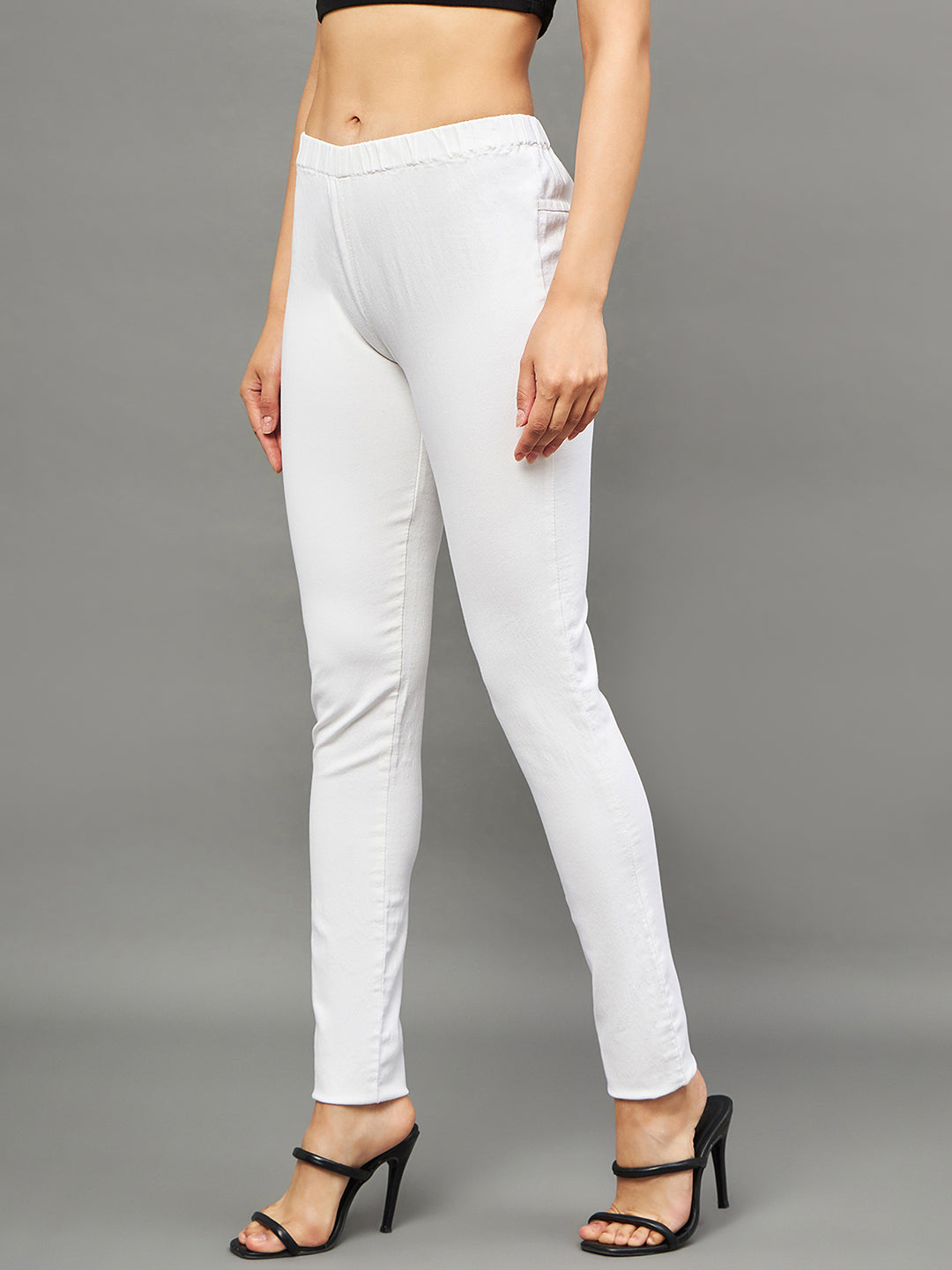 White Jegging