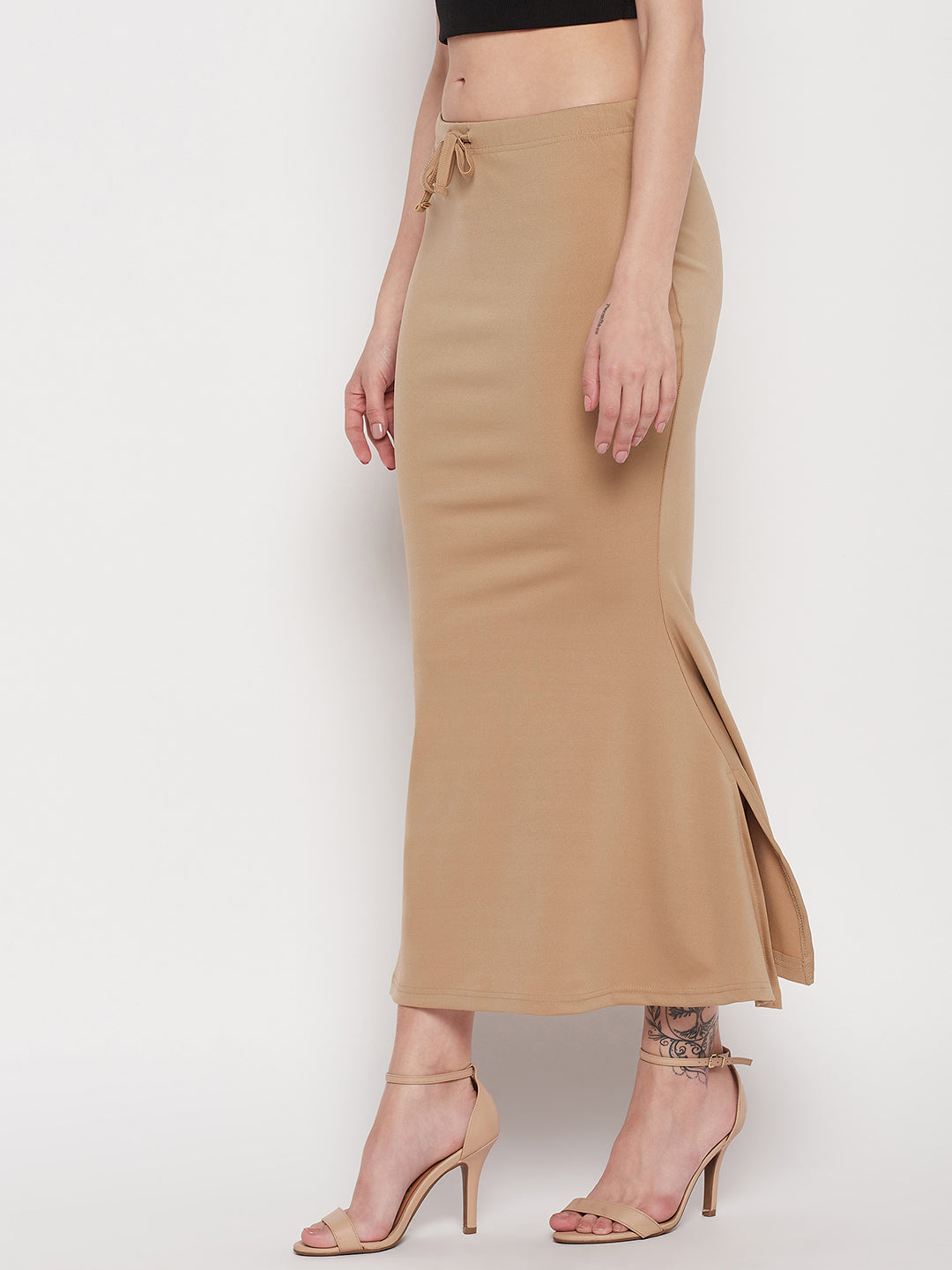 Beige Petticoat Saree Shapewear Inskirt