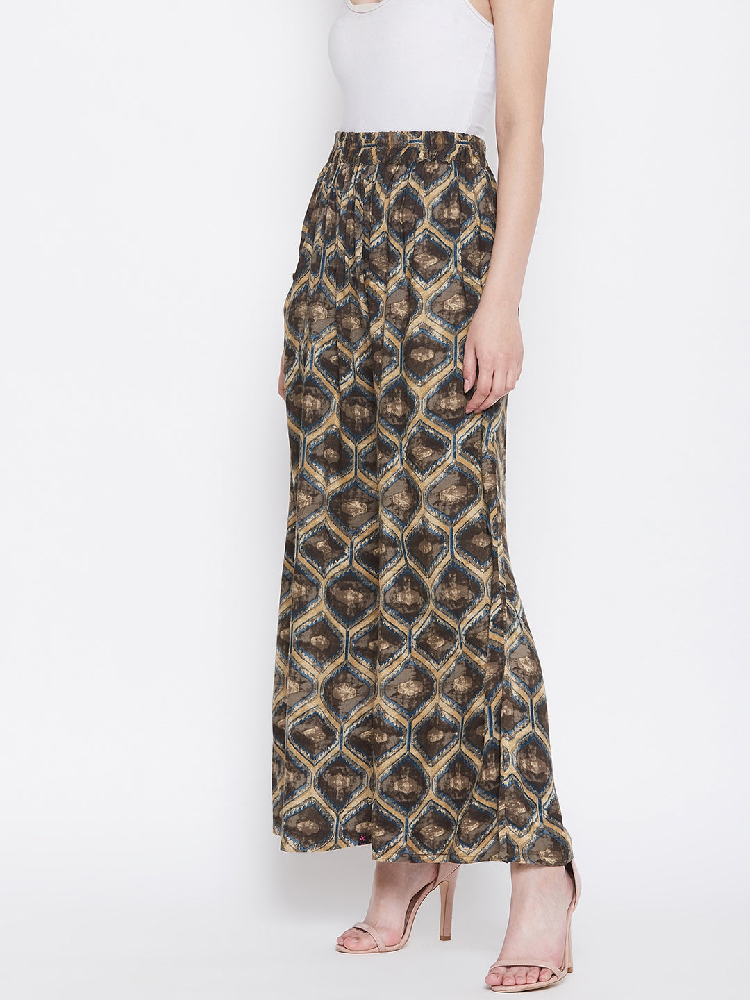 Animal Printed Rayon Palazzo
