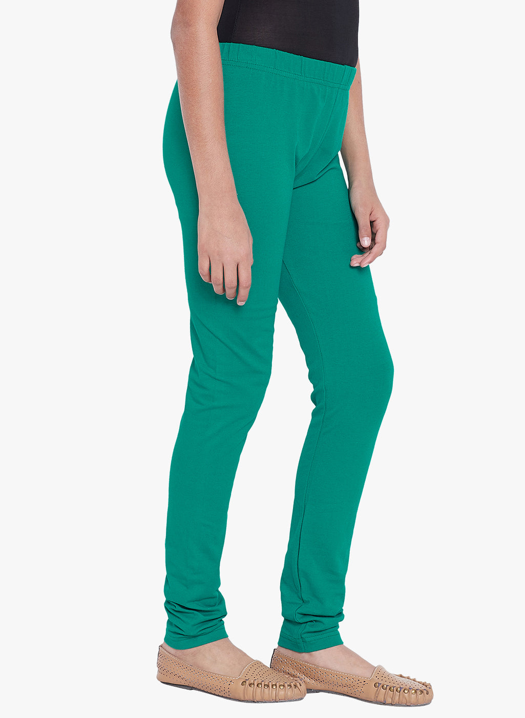 Rama Green Colour Leggings 38