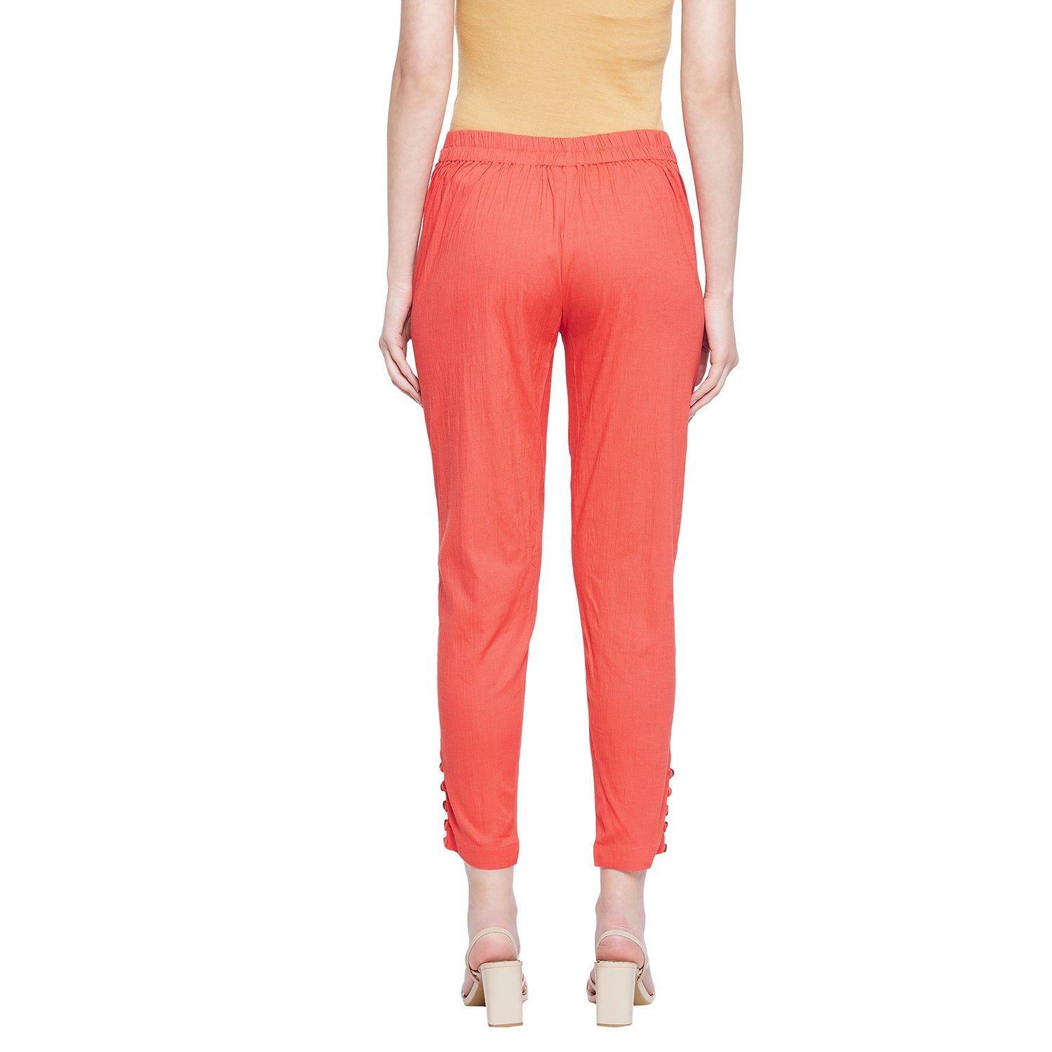 Yellow Button Pant