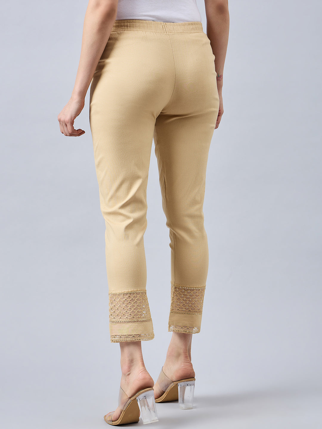 Skin Sequin Lace Pants