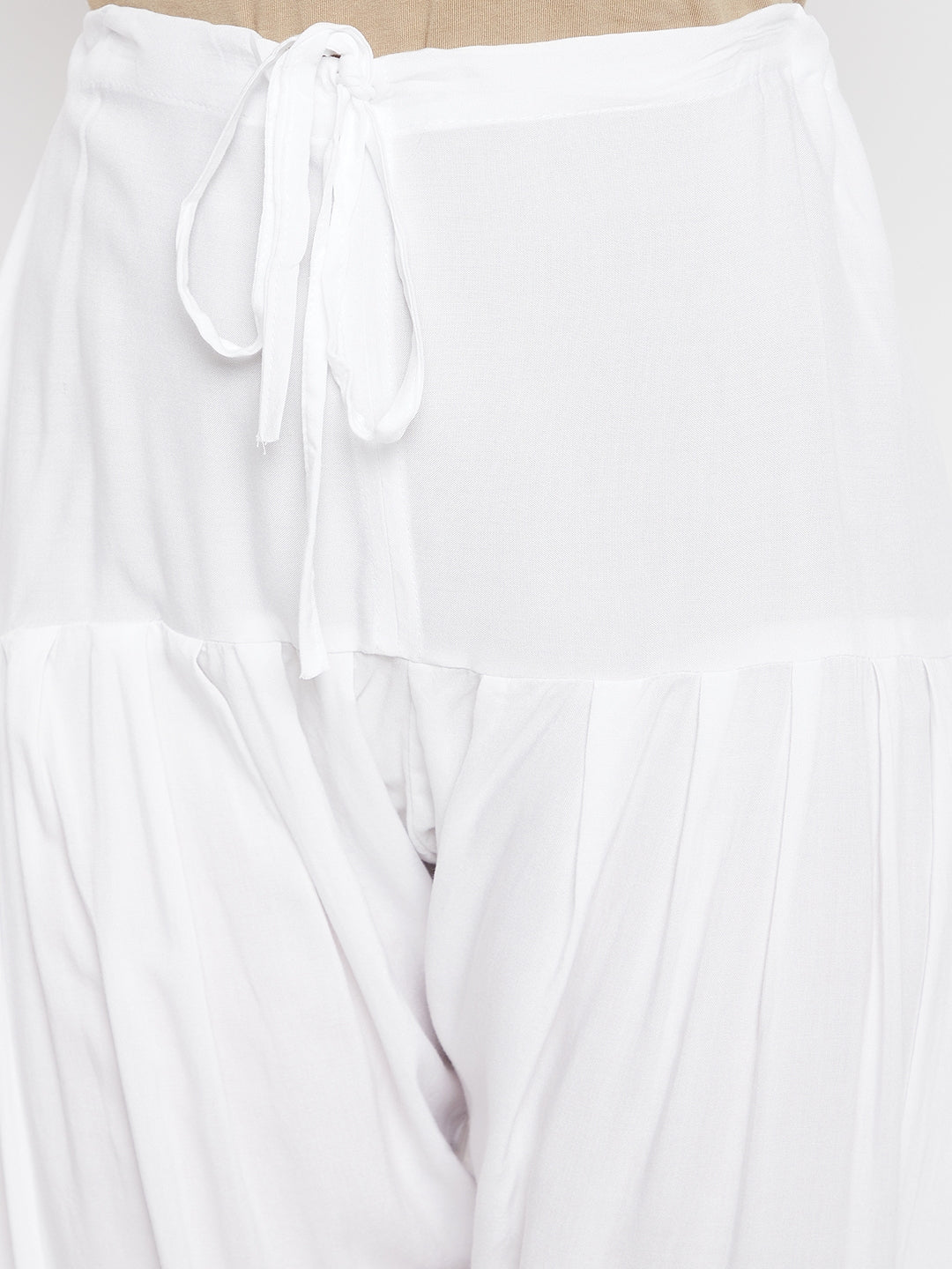 White Rayon Plain Patiala(No Duppatta)