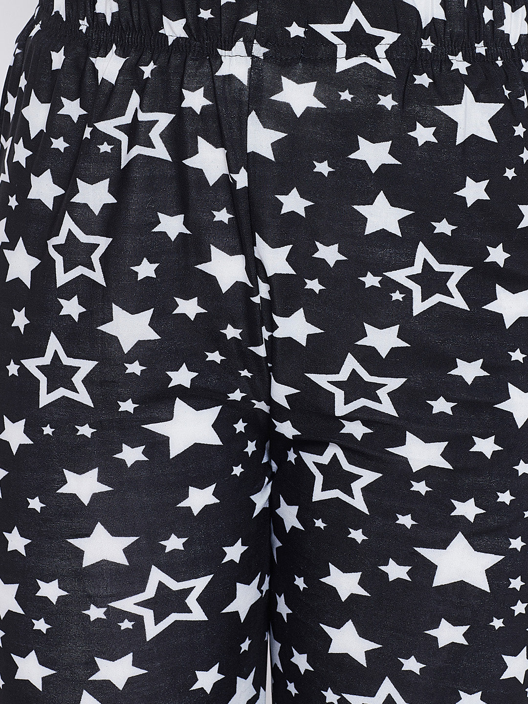 Black & White Twinkle Star Printed Palazzo