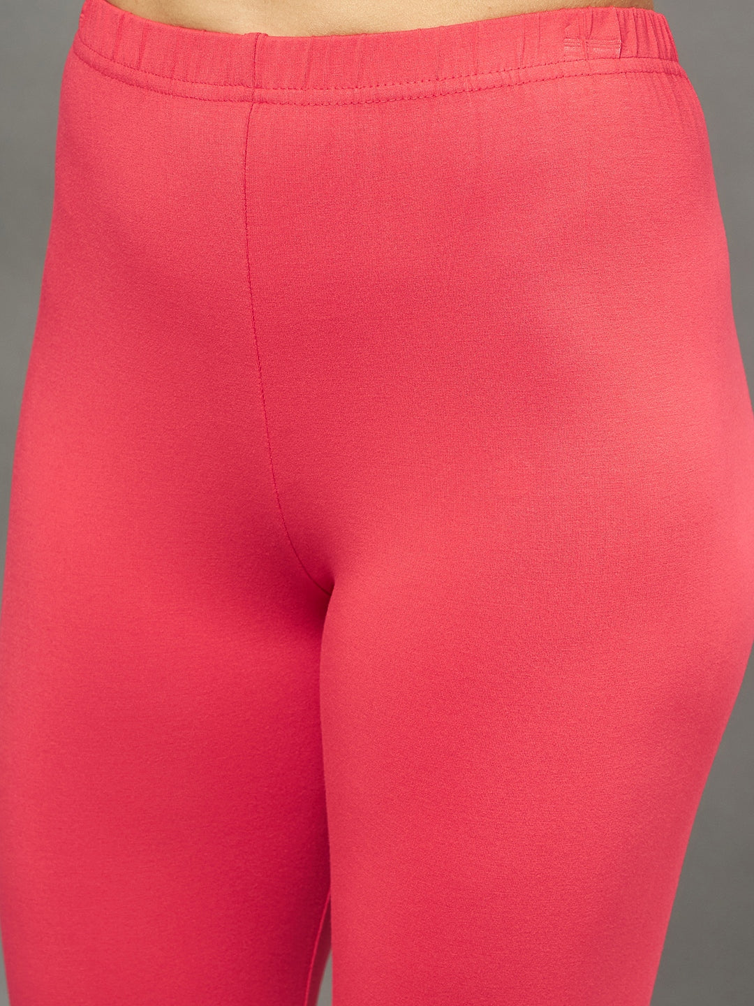 Peach Viscose Chudidar Leggings