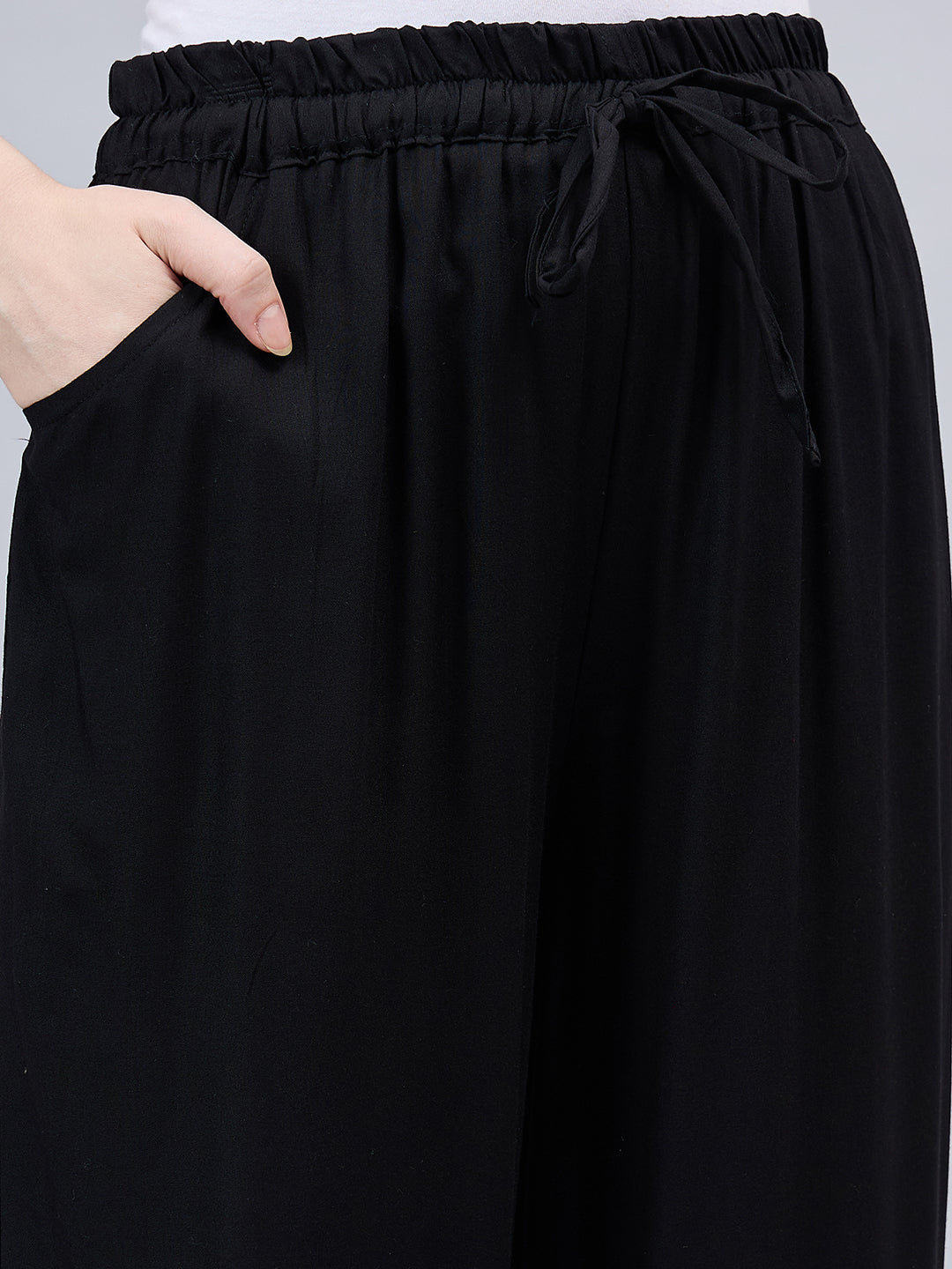 Black Lace Palazzos