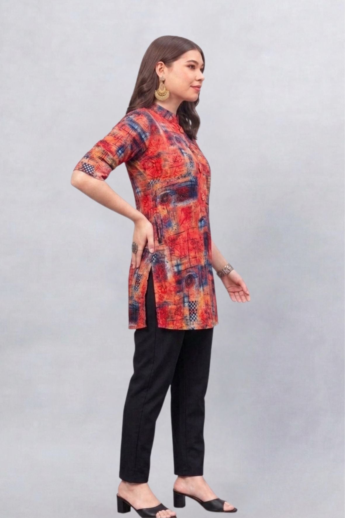 Abstract Printed Kurti