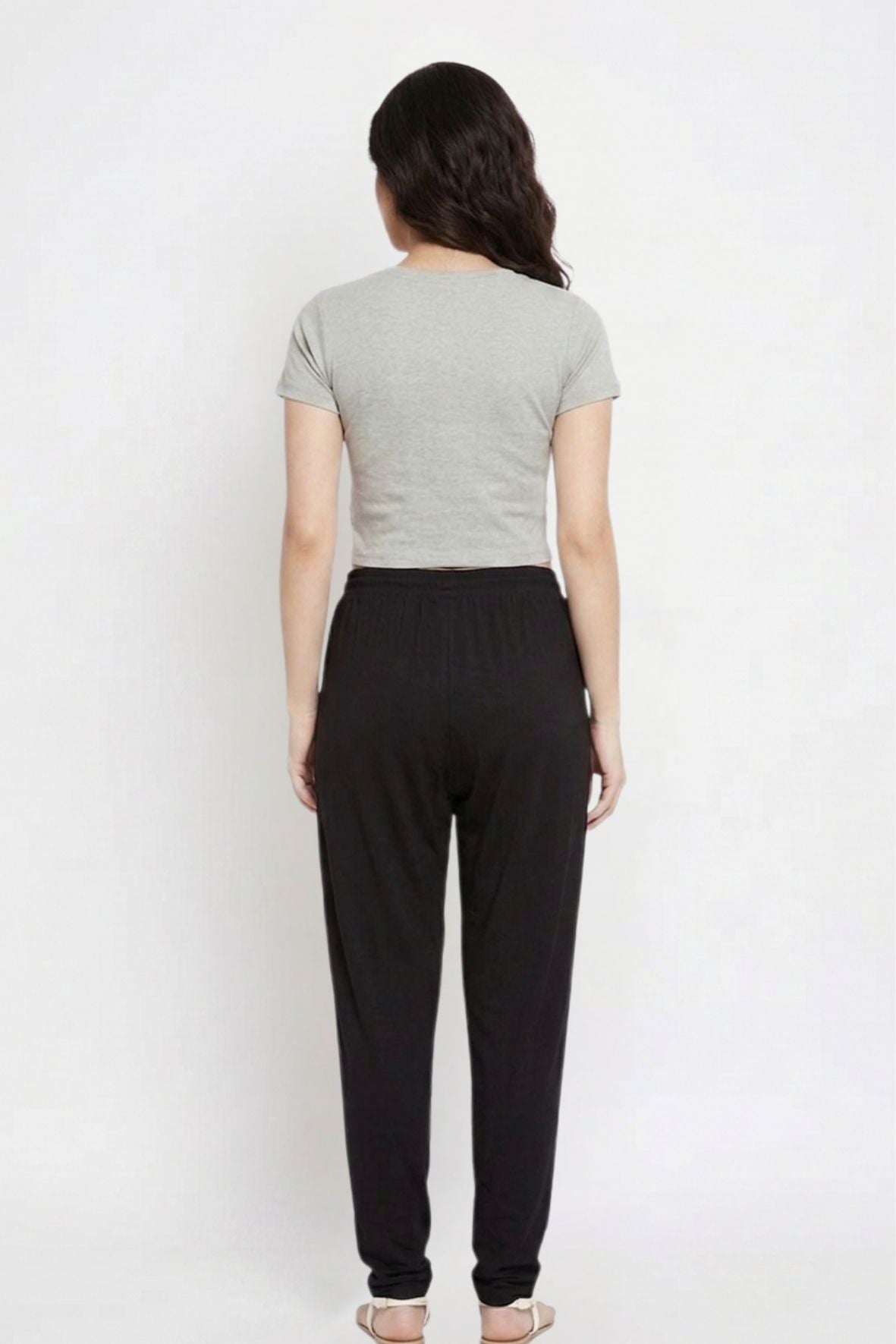 Black Plain Viscose Patiala