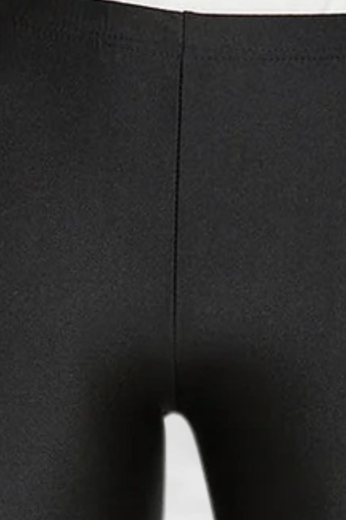 Black Metallic Leggings - Ankle Length