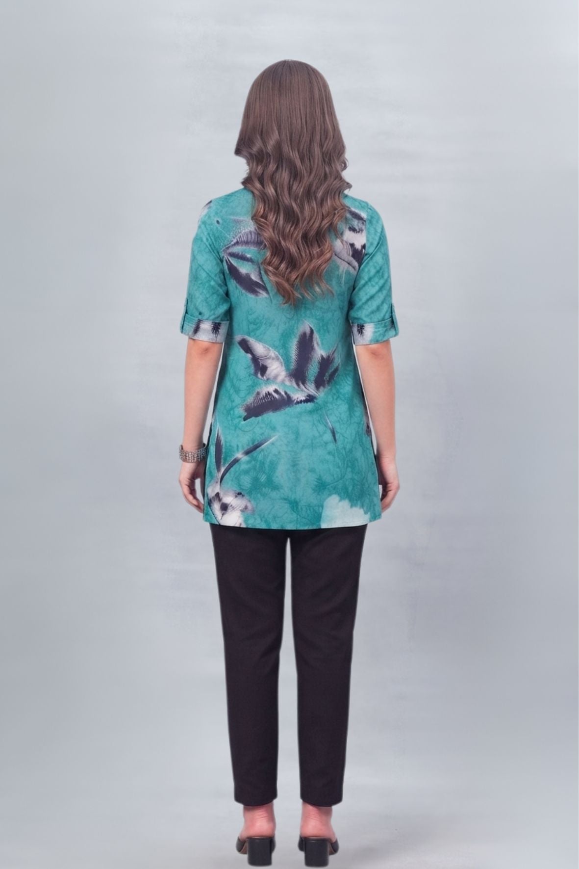 Blue Printed Kurti