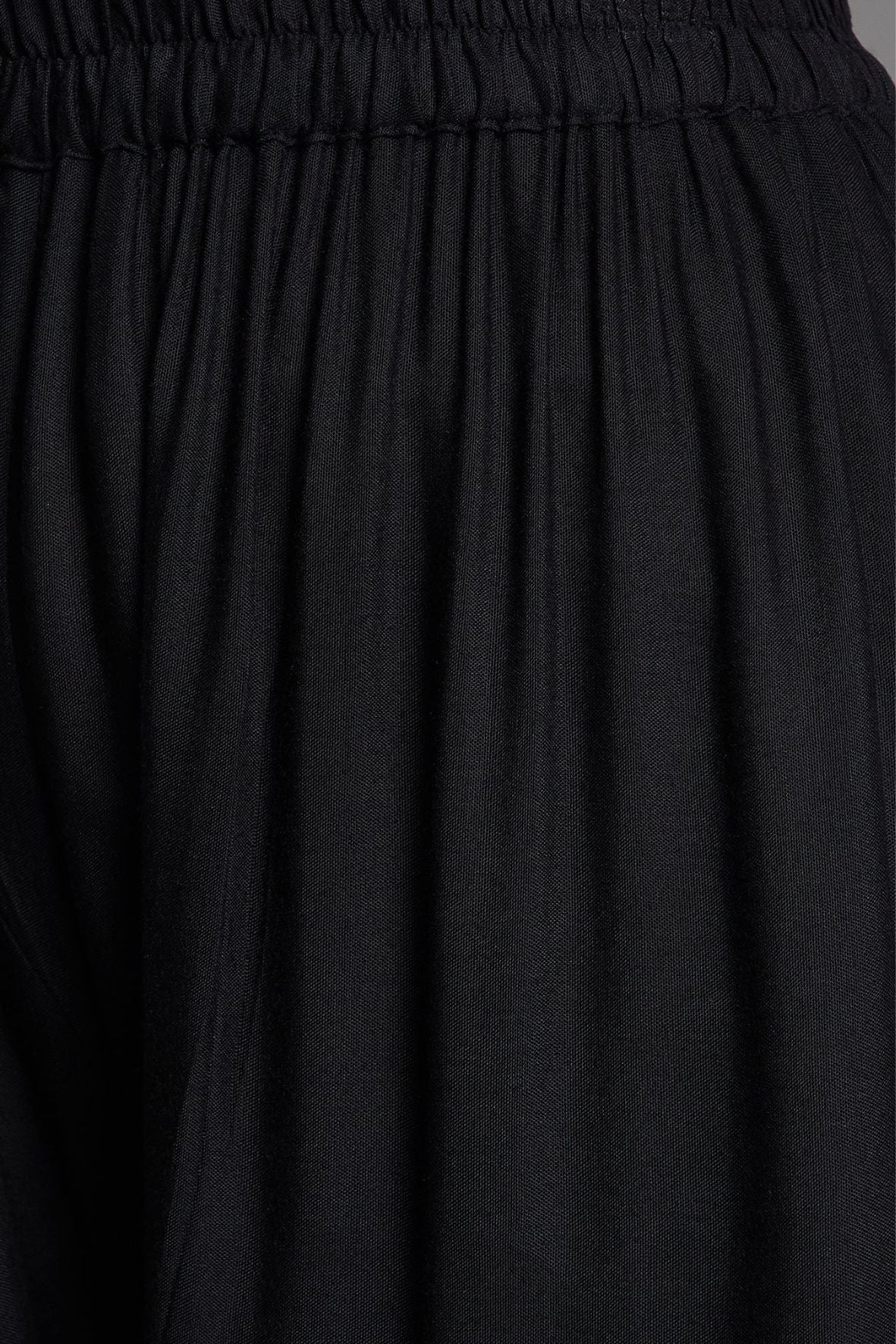 Jet Black Embroidery Palazzo