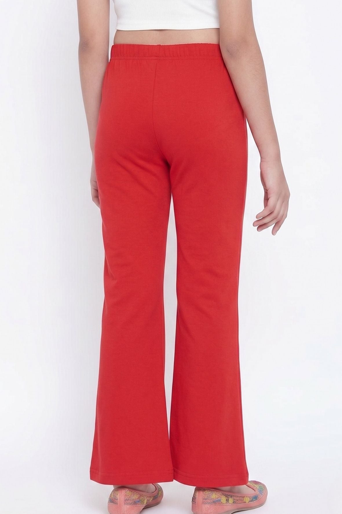 Red Viscose Palazzo