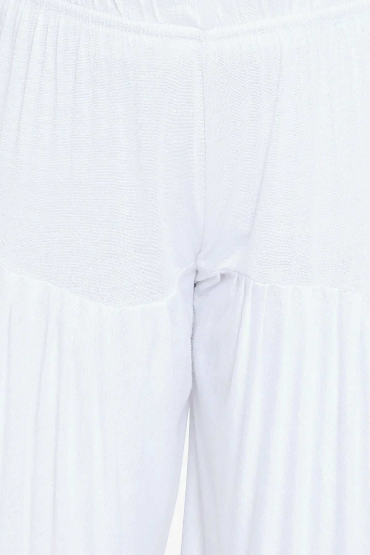 White Viscose Dhoti Pants