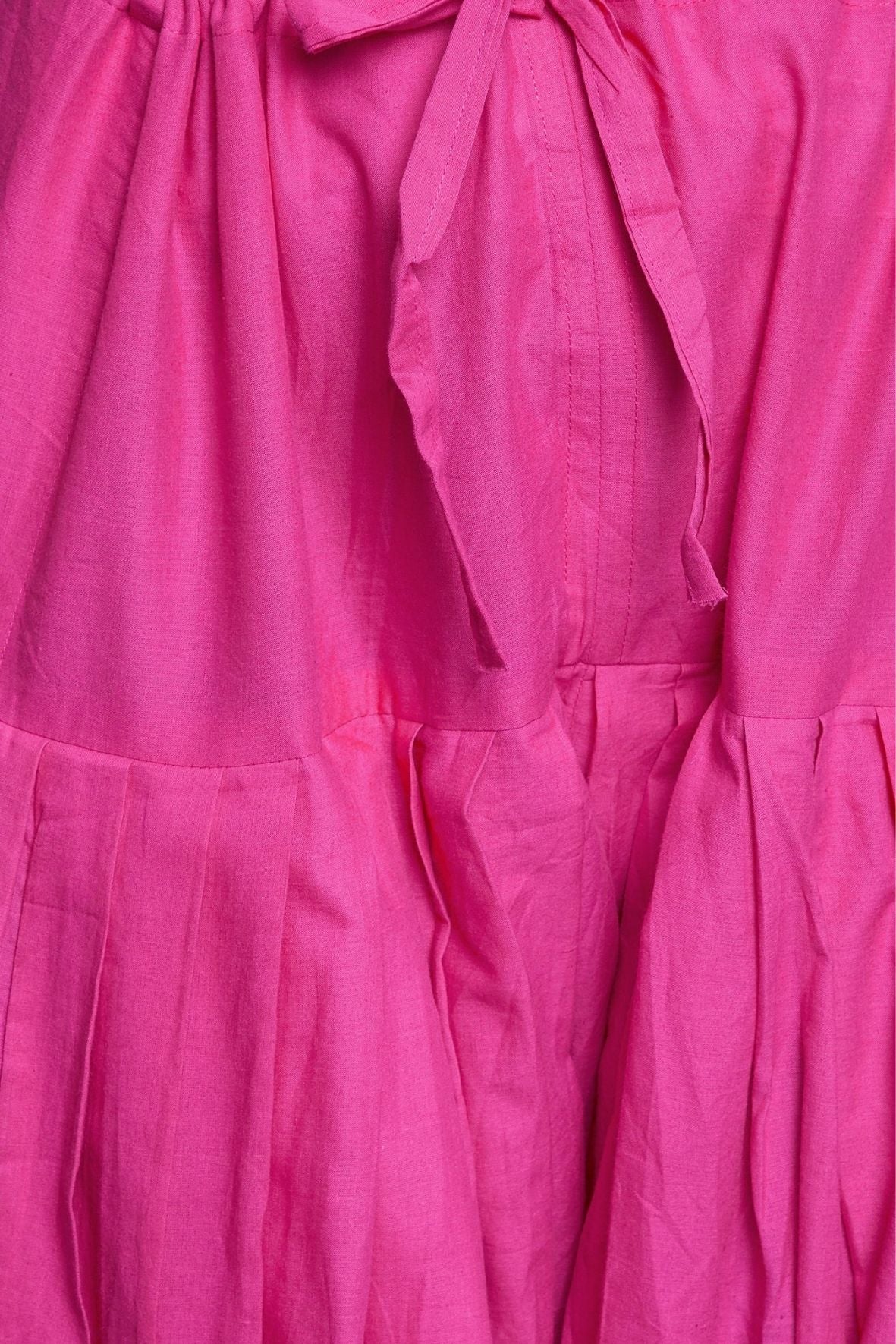 Pink Cotton Plain Patiala with Dupatta