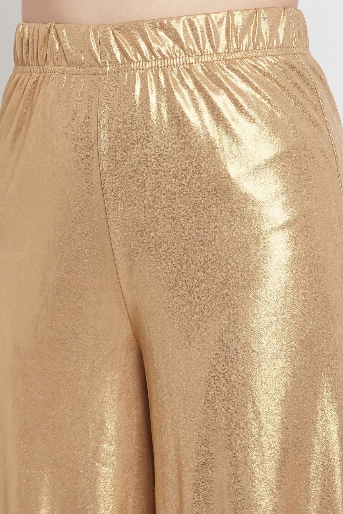 Gold Shimmer Palazzo