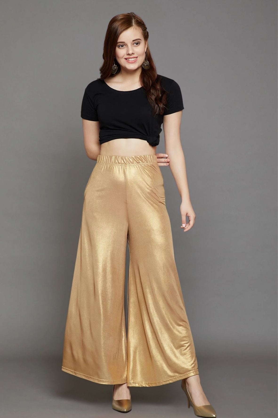 Gold Shimmer Palazzo