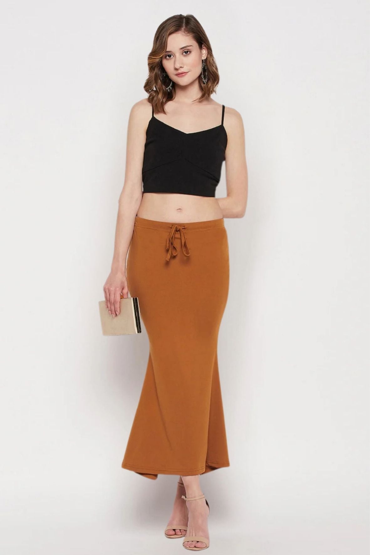 Mustard Petticoat Saree Shapewear Inskirt