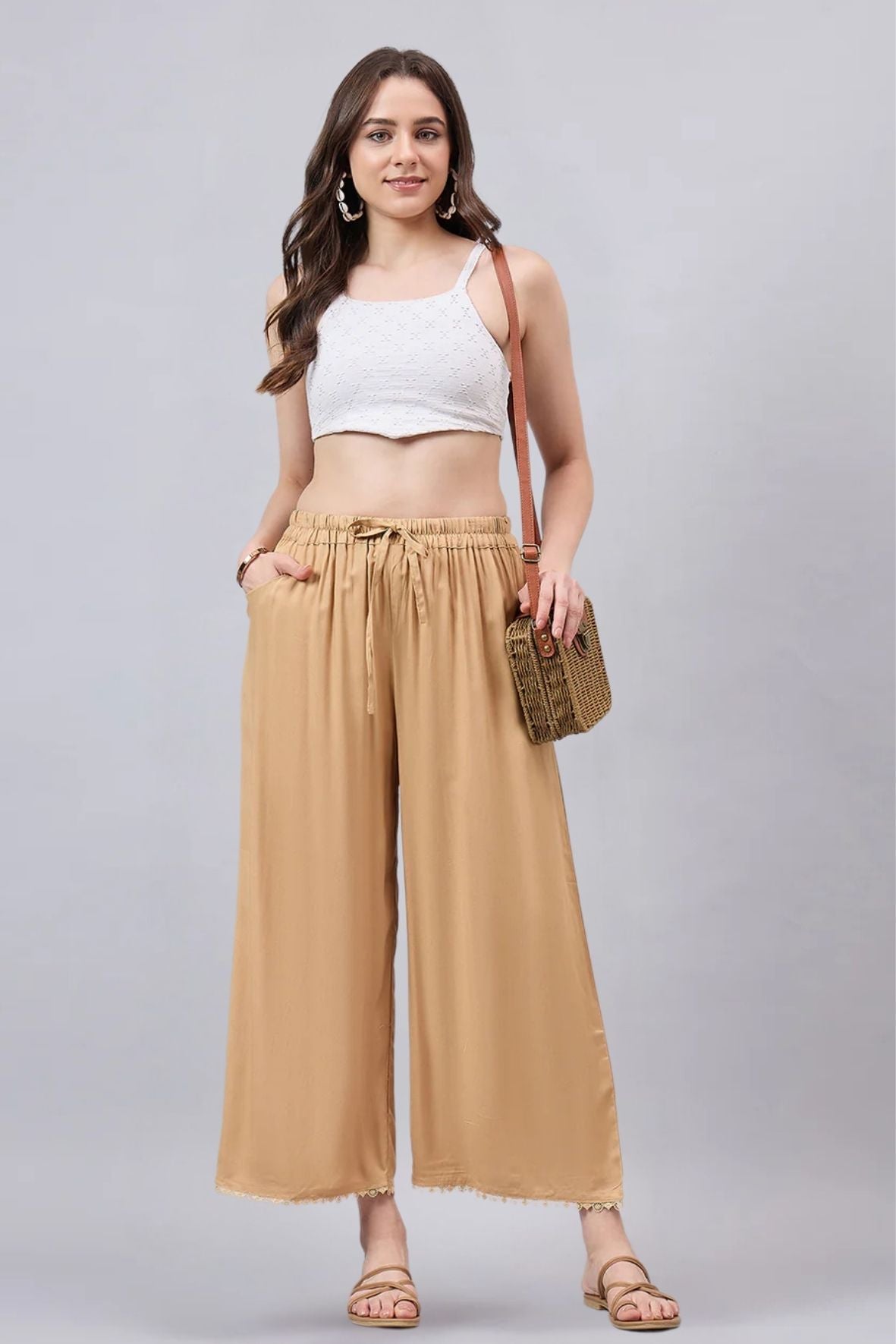 Skin Lace Palazzos