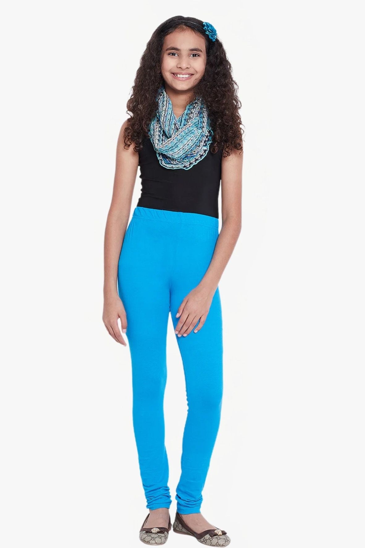 Sky Blue Colour Leggings