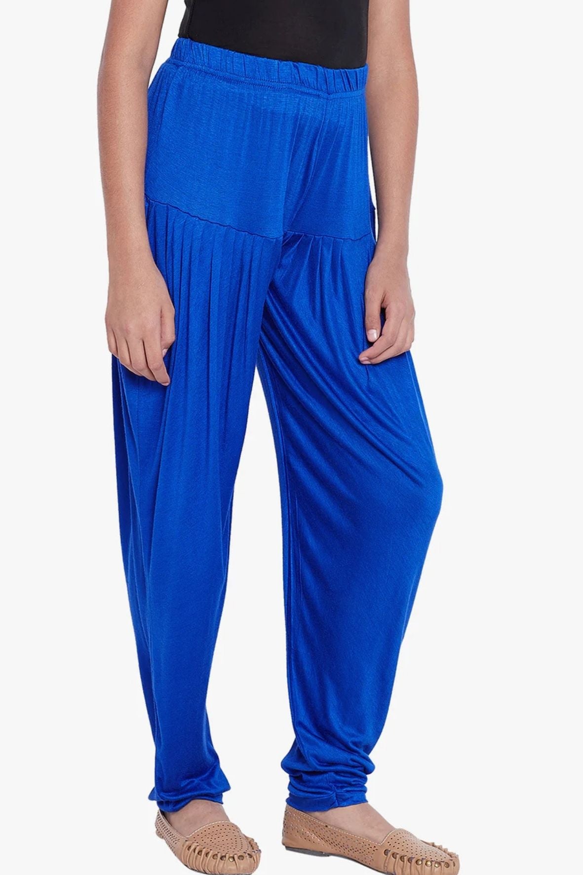 Royal Blue Viscose Dhoti Pants