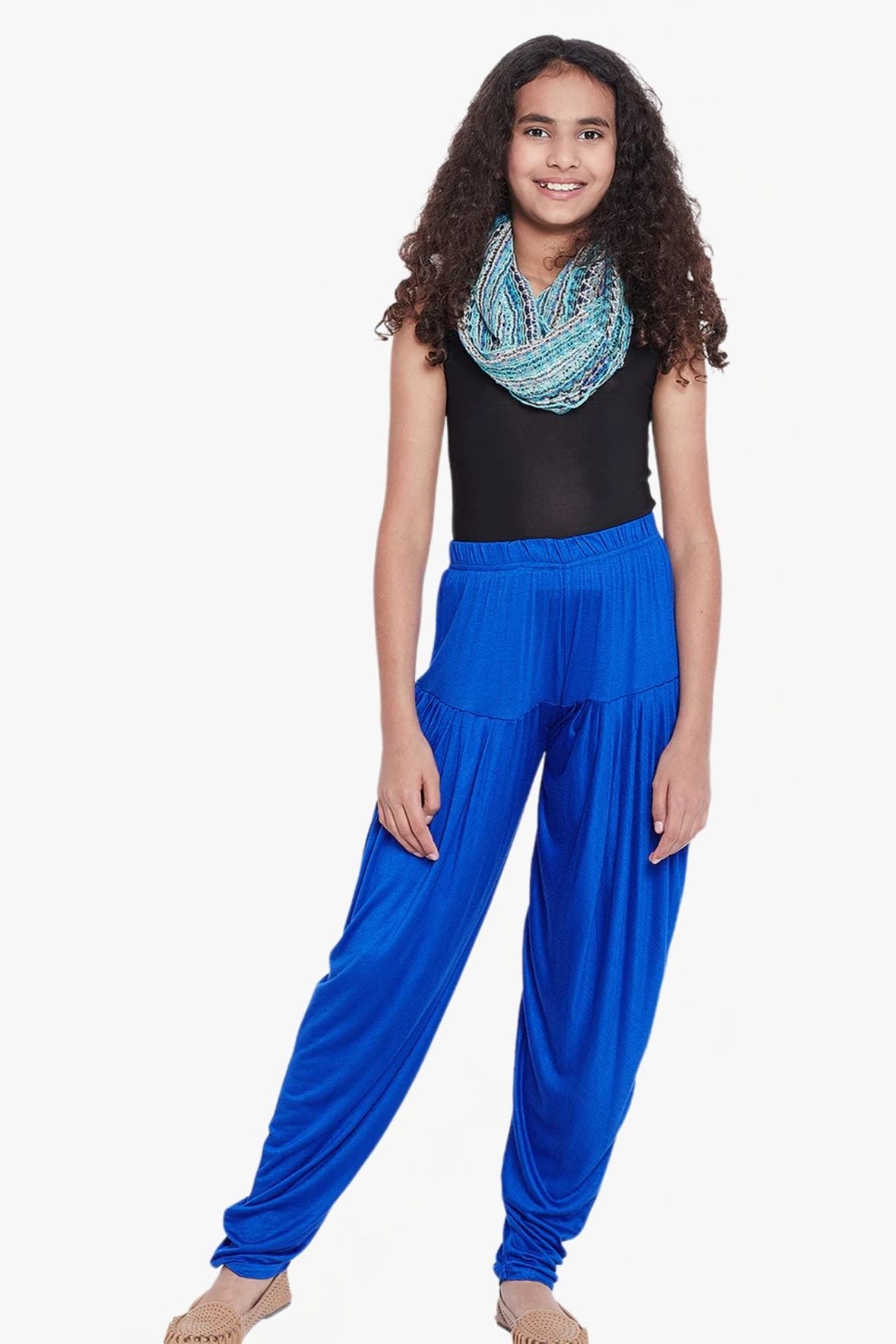 Royal Blue Viscose Dhoti Pants