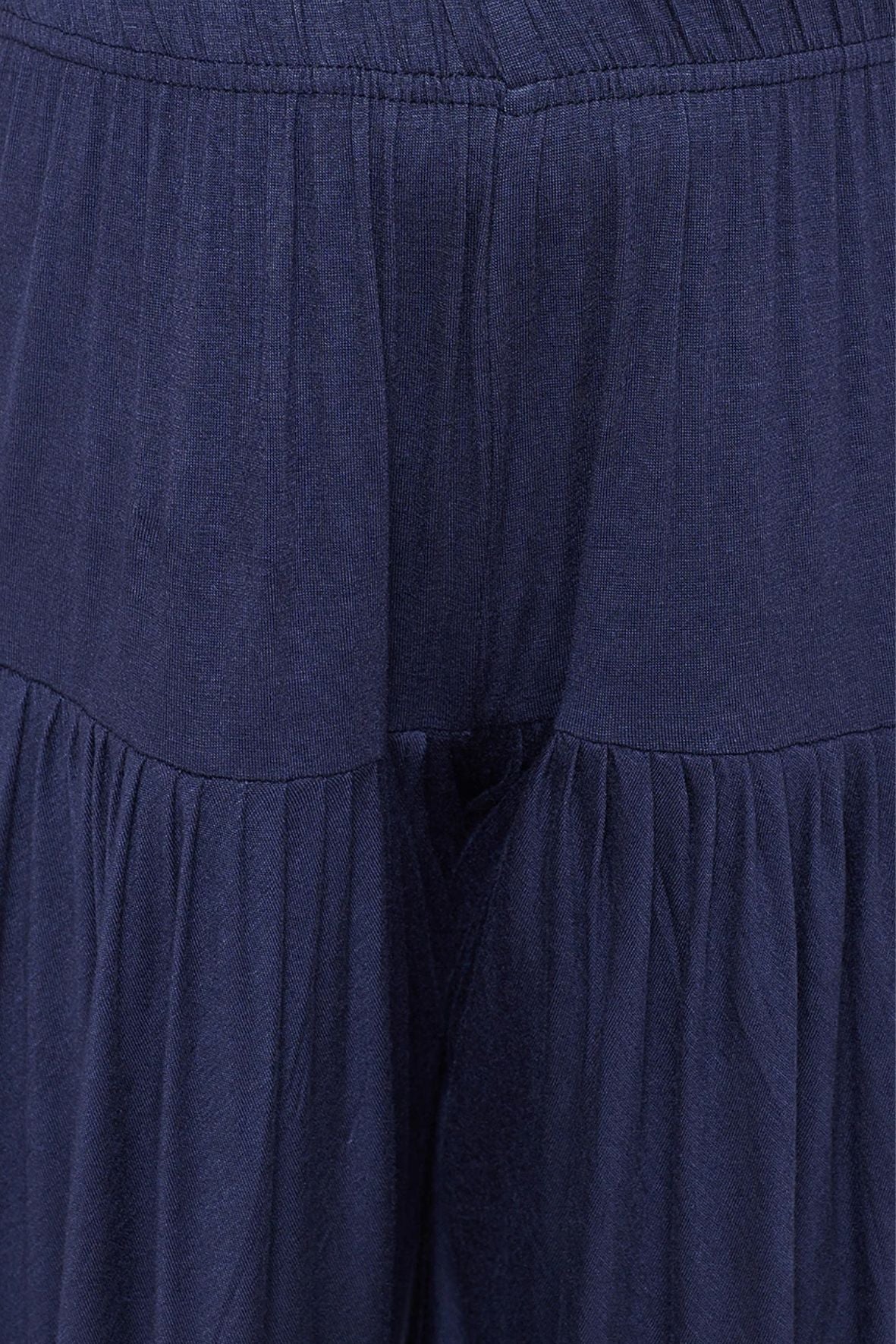 Navy Blue Viscose Dhoti Pants