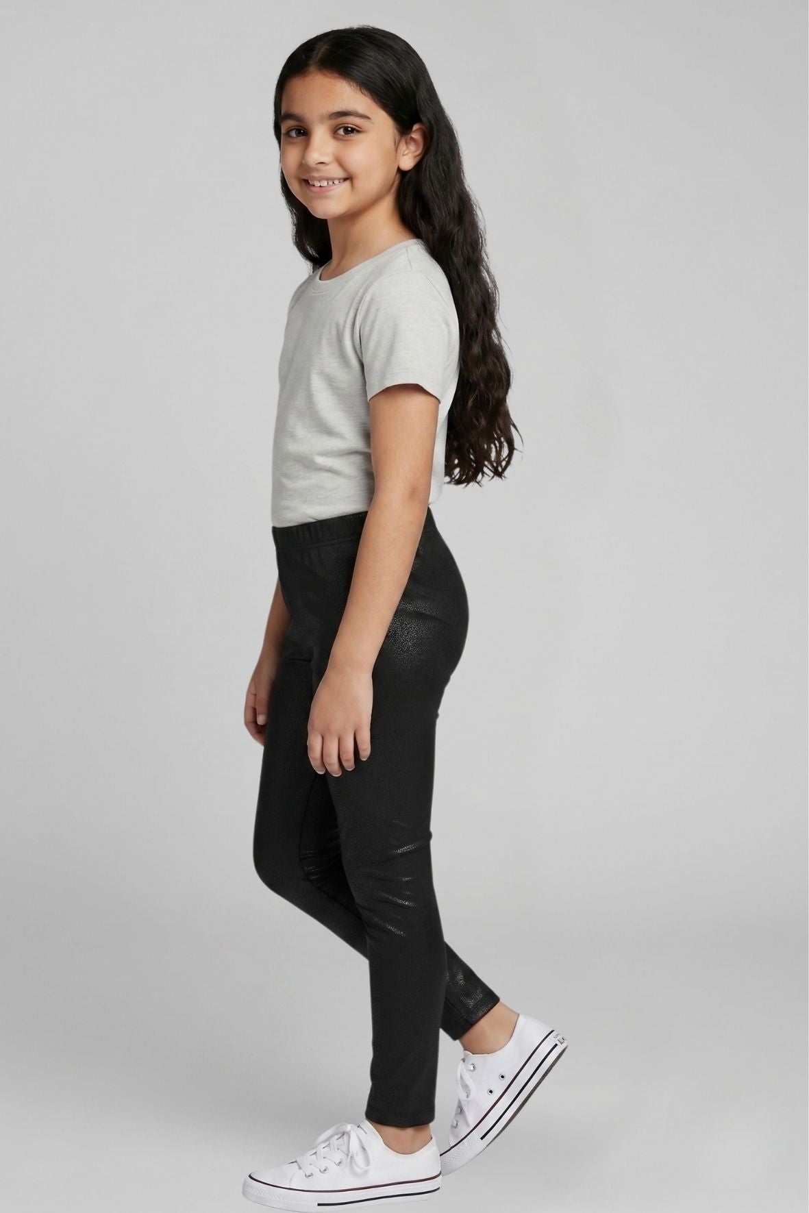 Black Shimmer Leggings