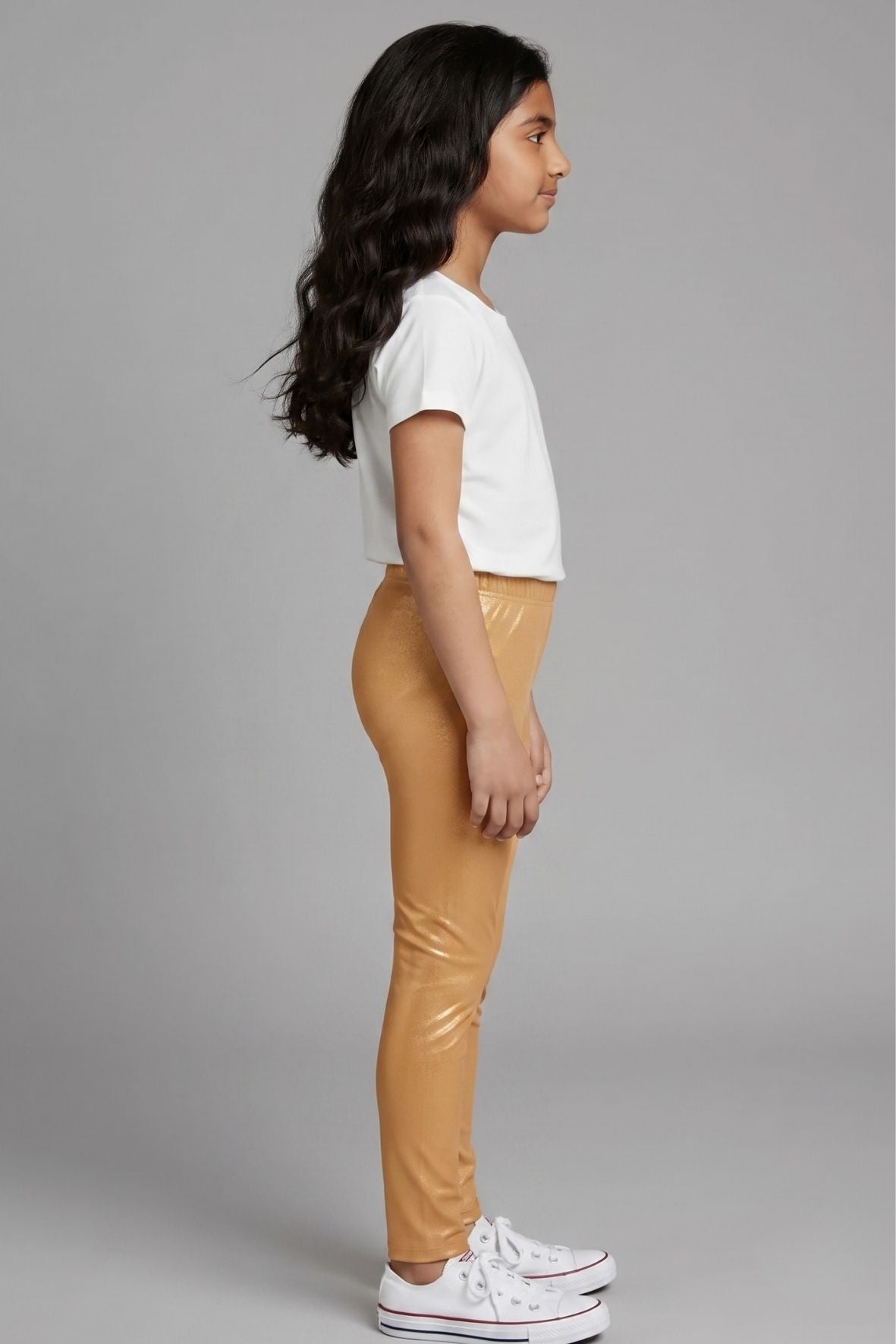 Medium Gold Shimmer Leggings