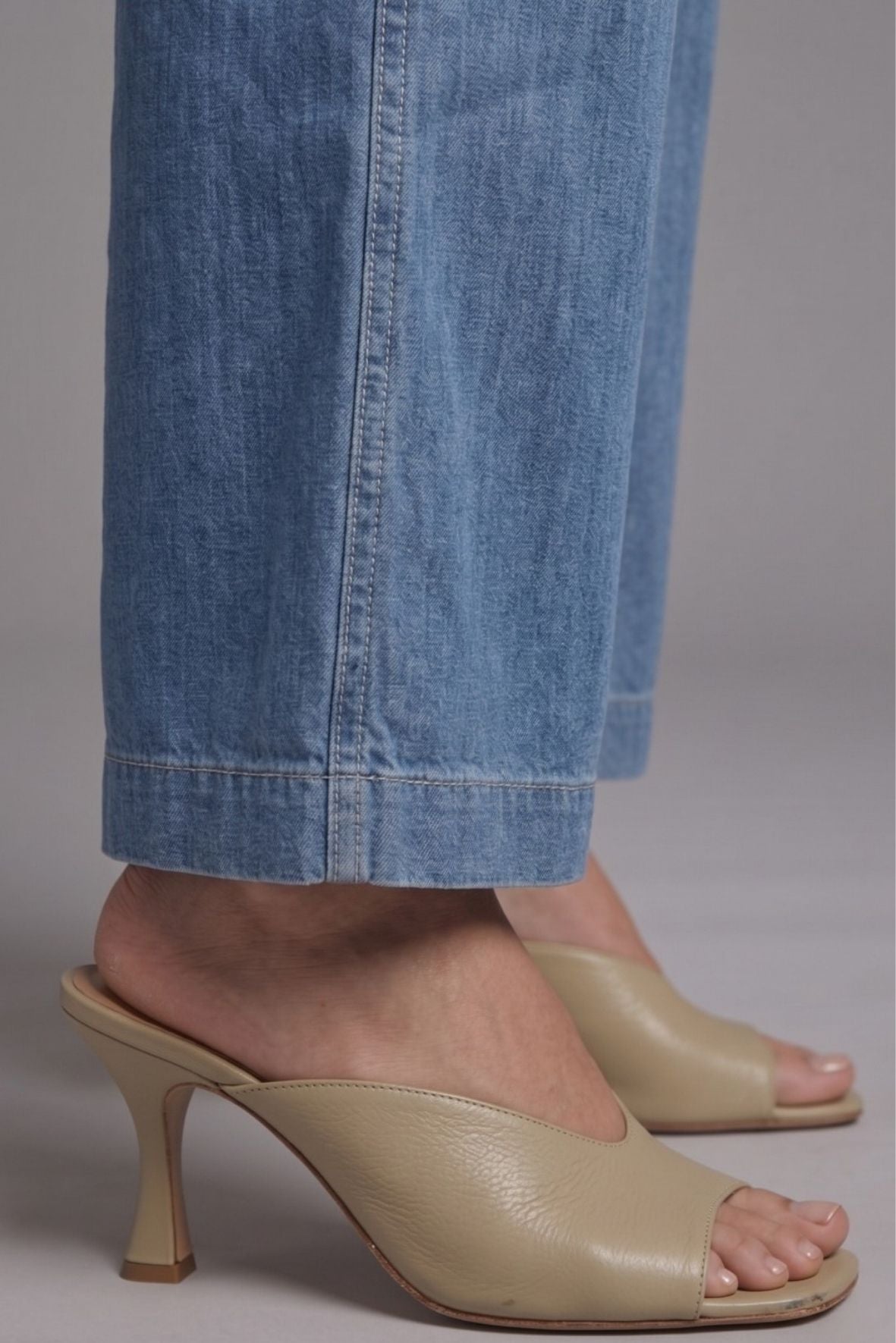 Stone Denim Palazzo