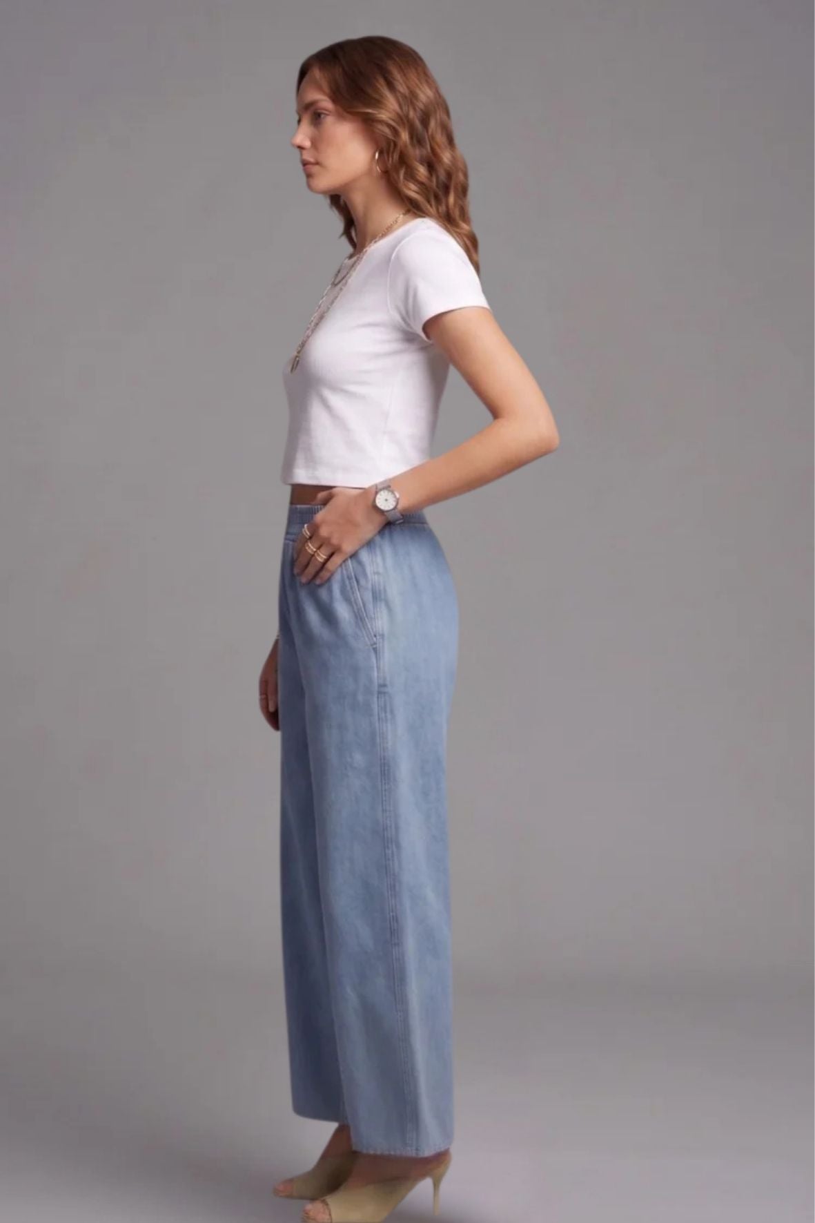 Ice Denim Palazzo