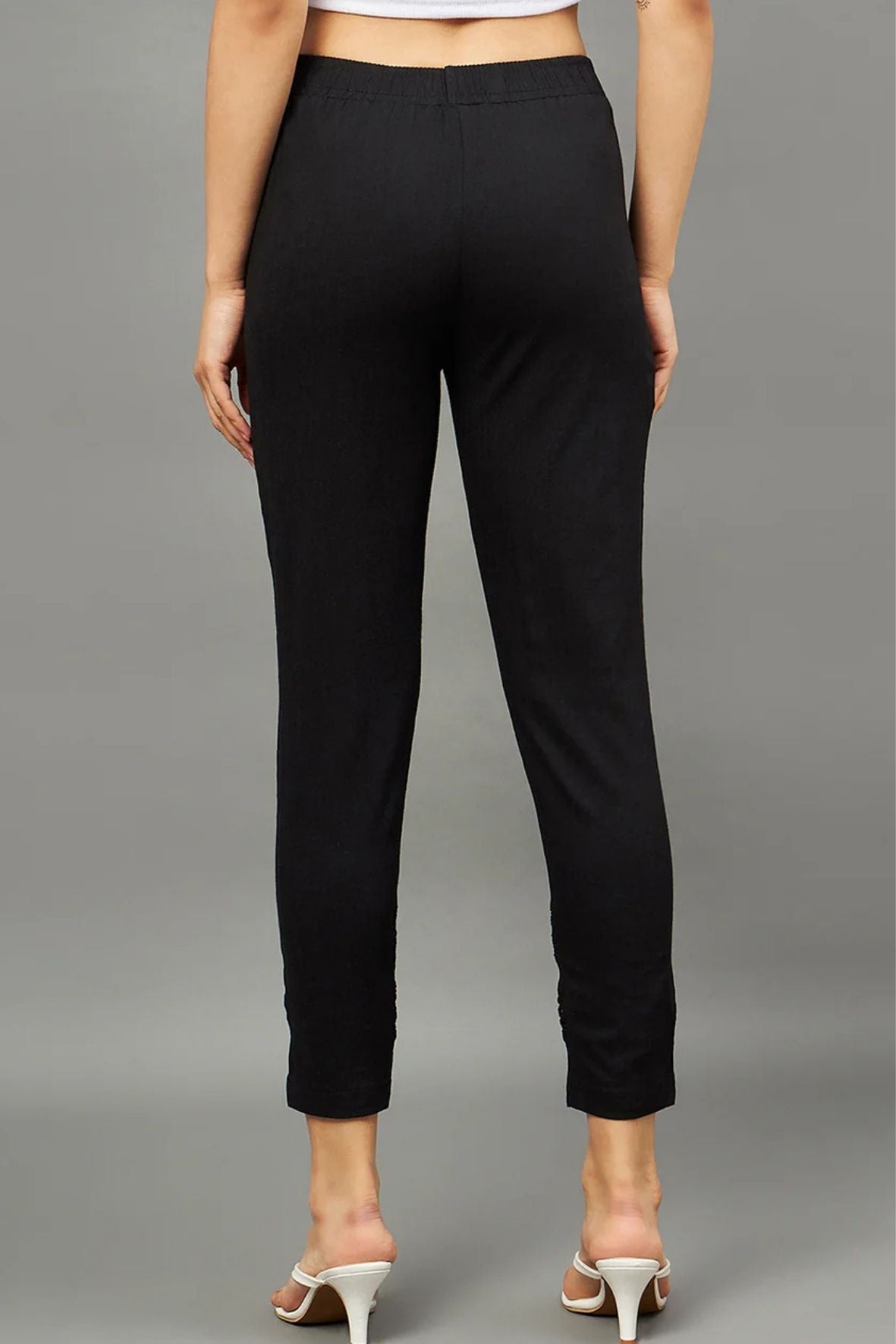 Black Double Lace Pants