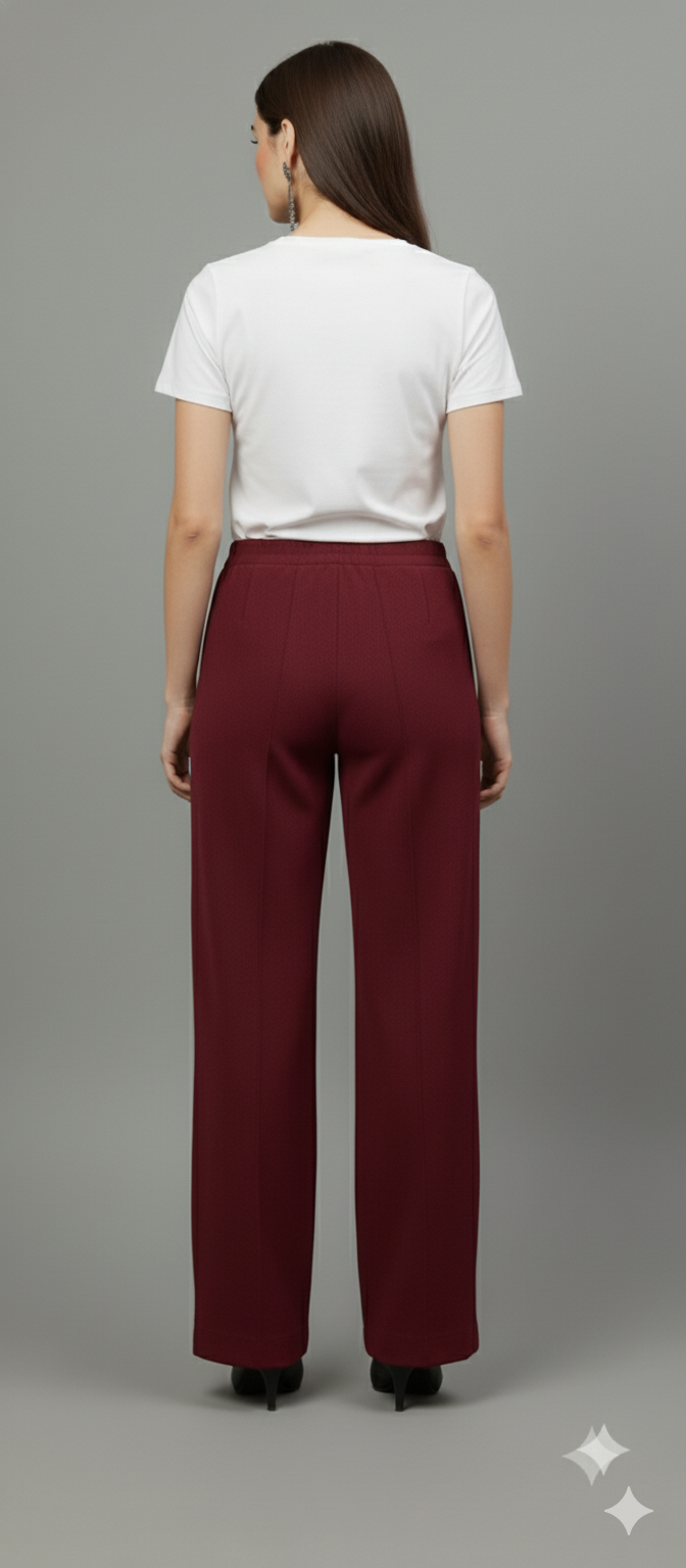 Maroon Women’s Ease-In Trousers