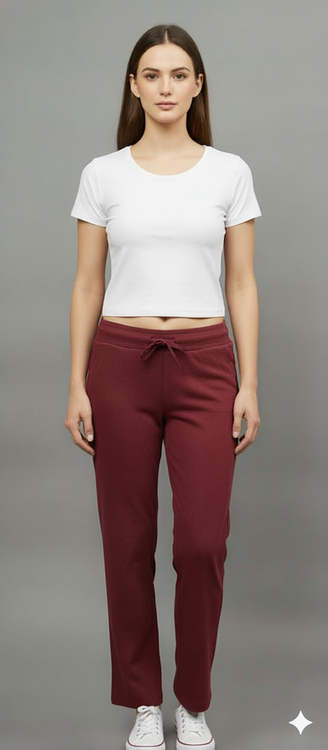 Maroon Women's Fukuro Pants
