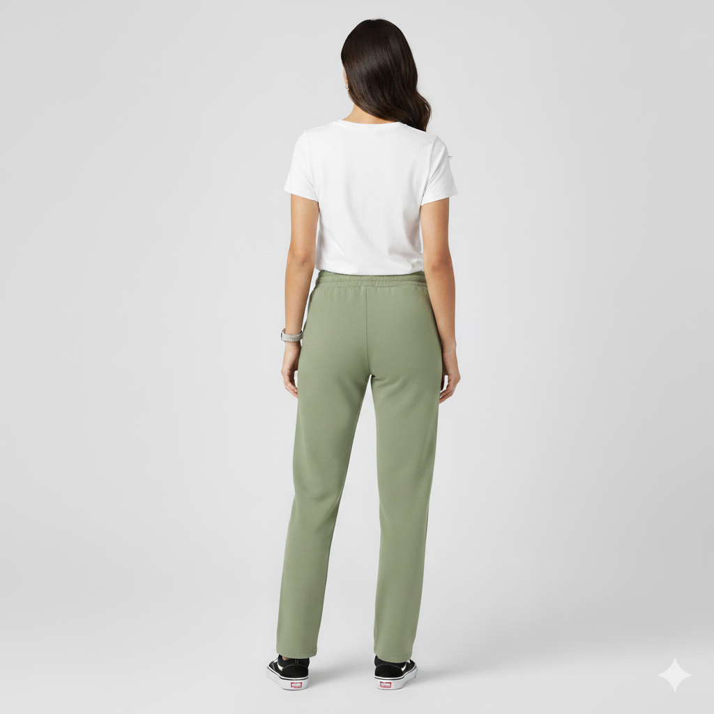 Pista Green Parallel Pant with 2 Side Pockets