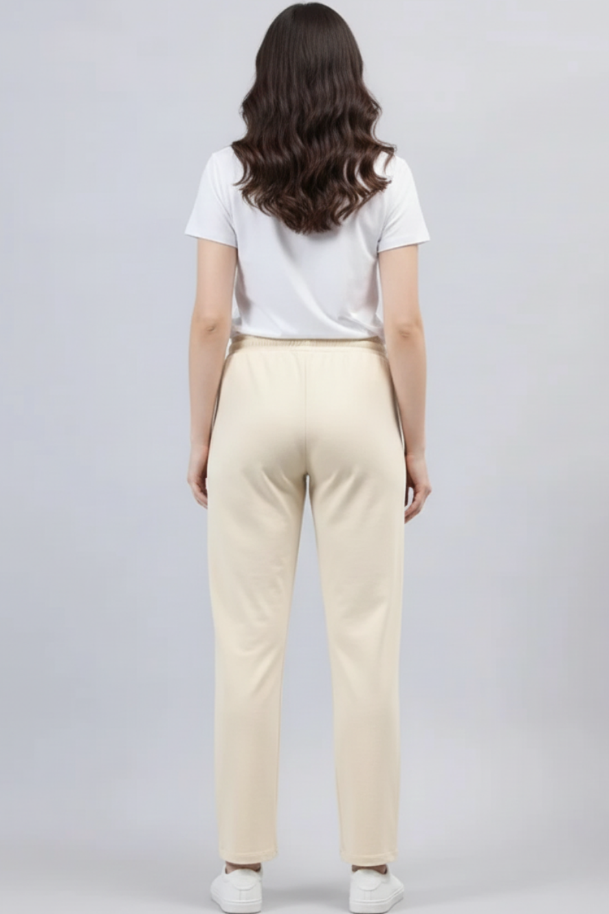 Cream Joggers
