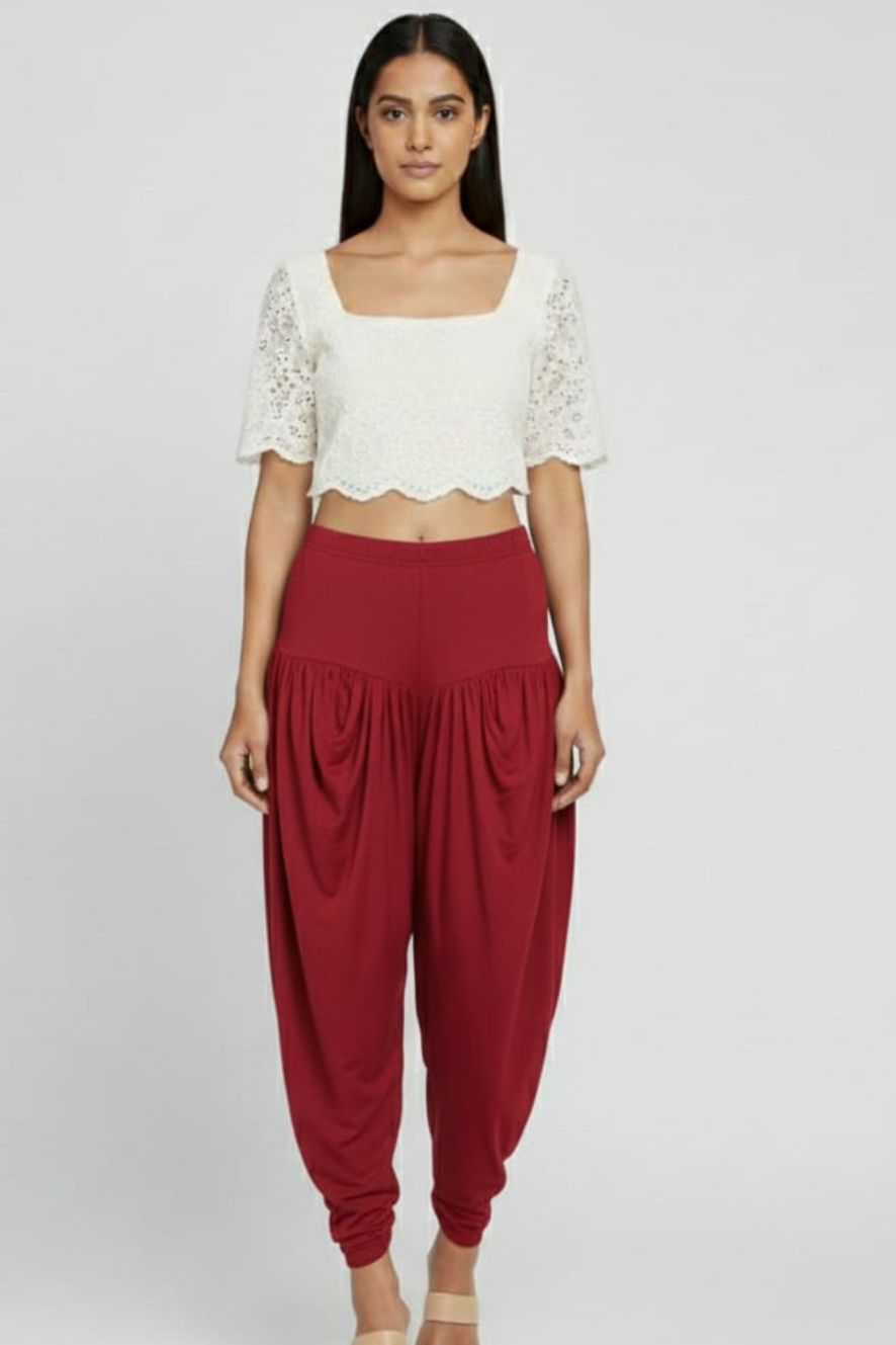 Black Viscose Plain Dhoti