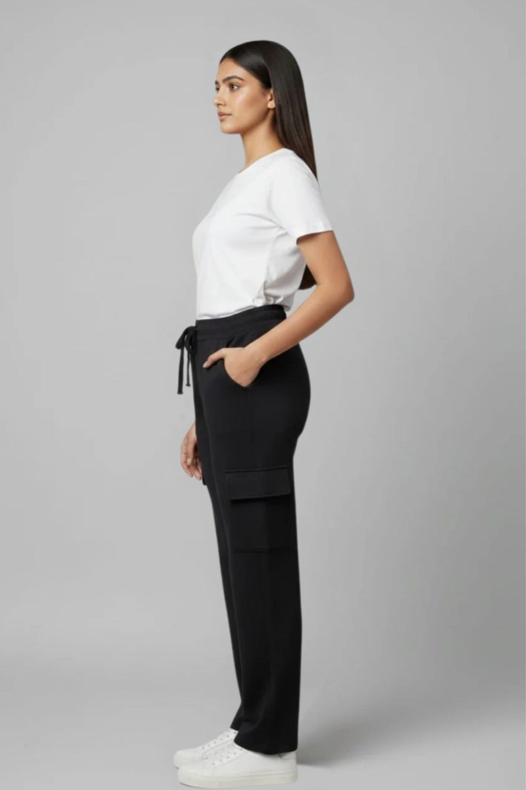 Womenβs Black Cargo Pants