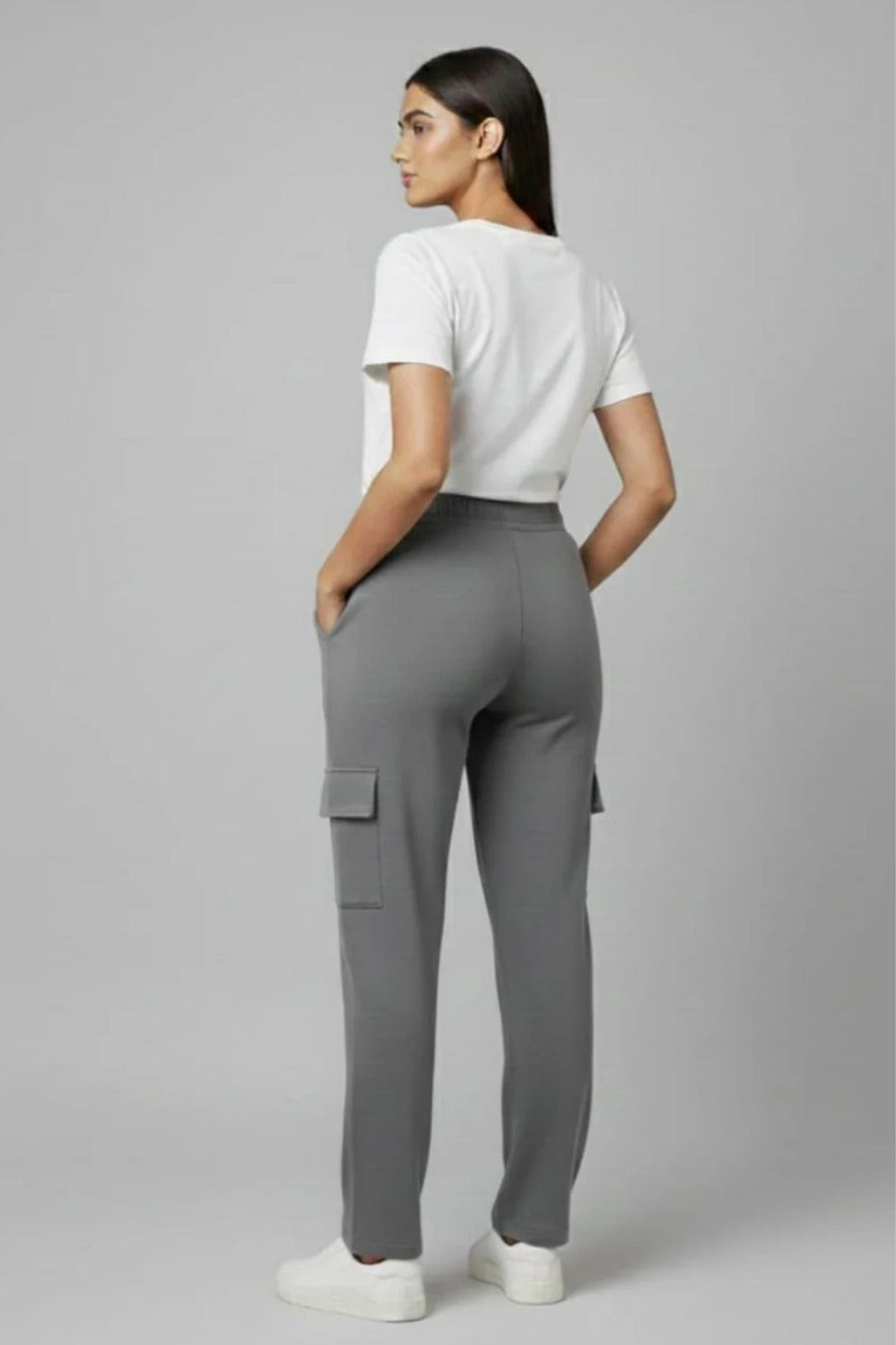 Women’s Grey Cargo Pants
