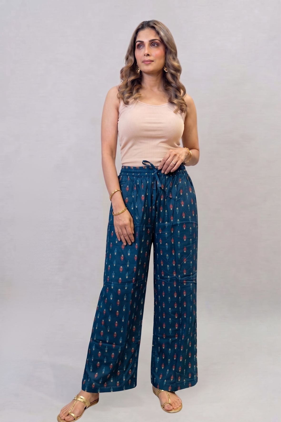 Indigo Printed Palazzo