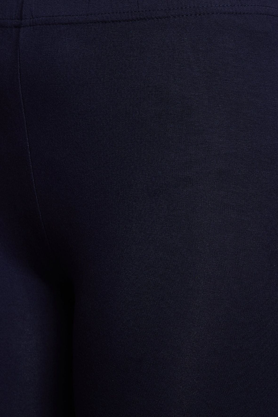 Navy Blue Viscose Ankle Legging