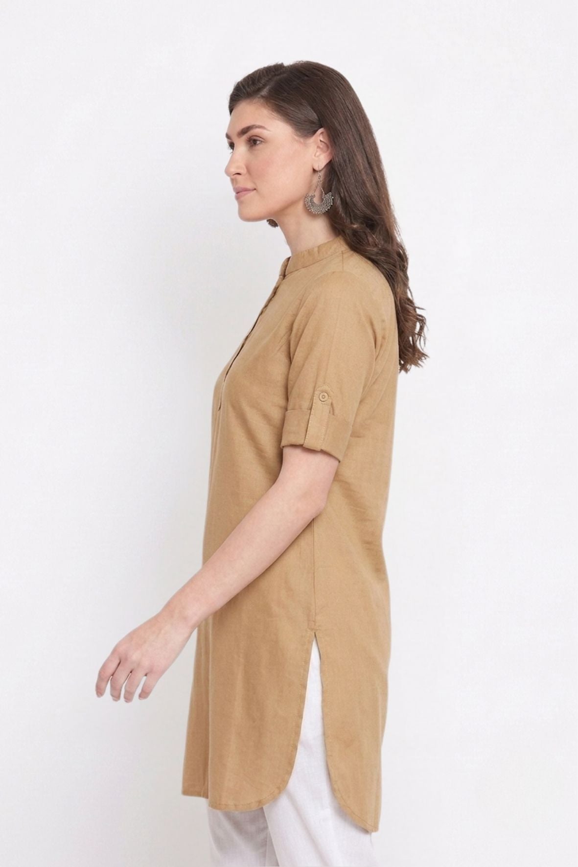 Skin Solid Color Kurti