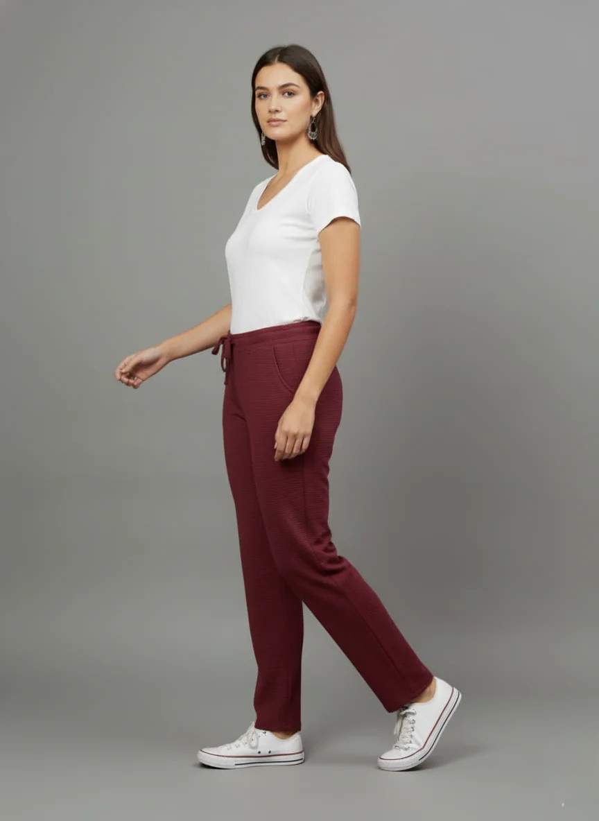 Maroon Women's Fukuro Pants