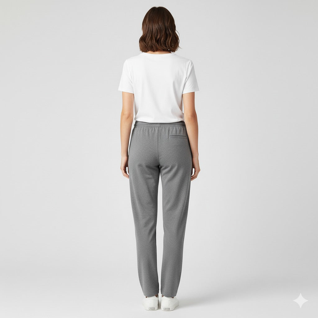 Light Grey Parallel Pant with 2 Side Pockets