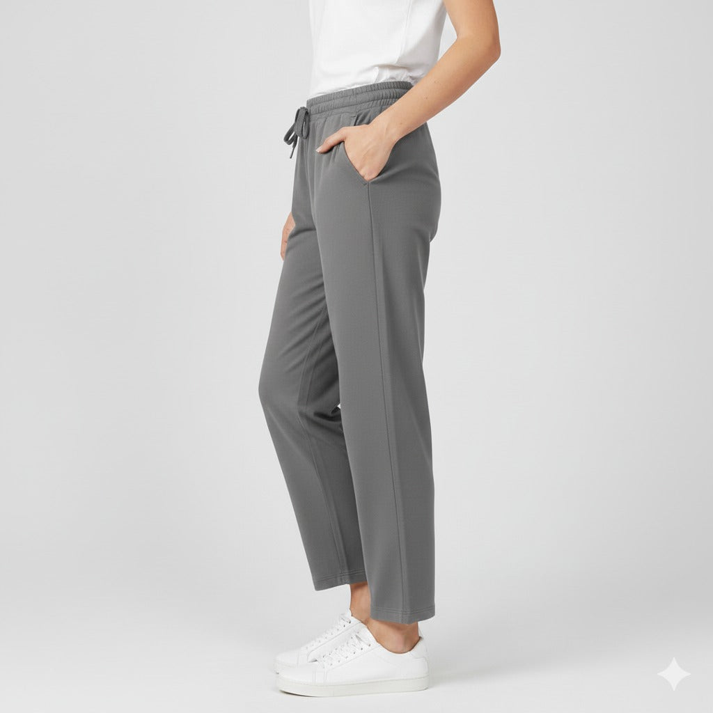 Light Grey Parallel Pant with 2 Side Pockets