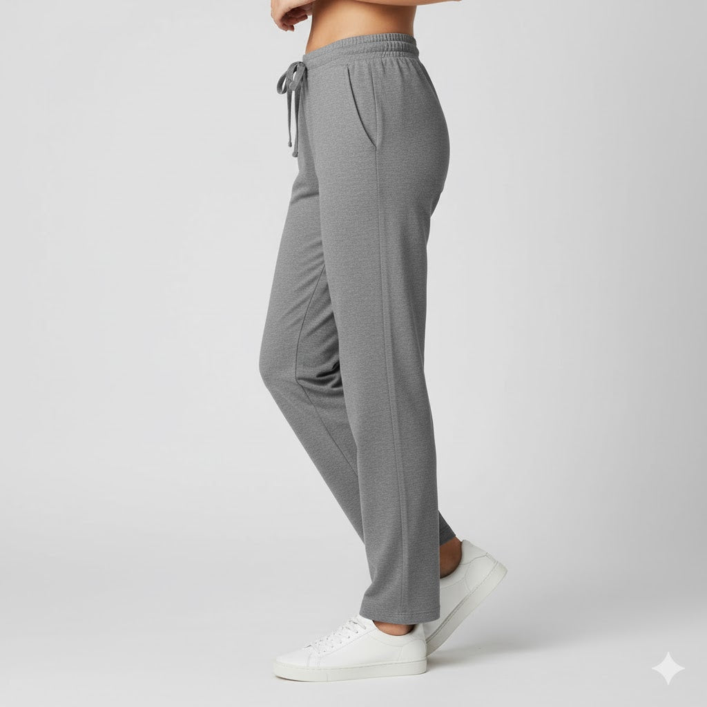 Grey Parallel Pant with 2 Side Pockets
