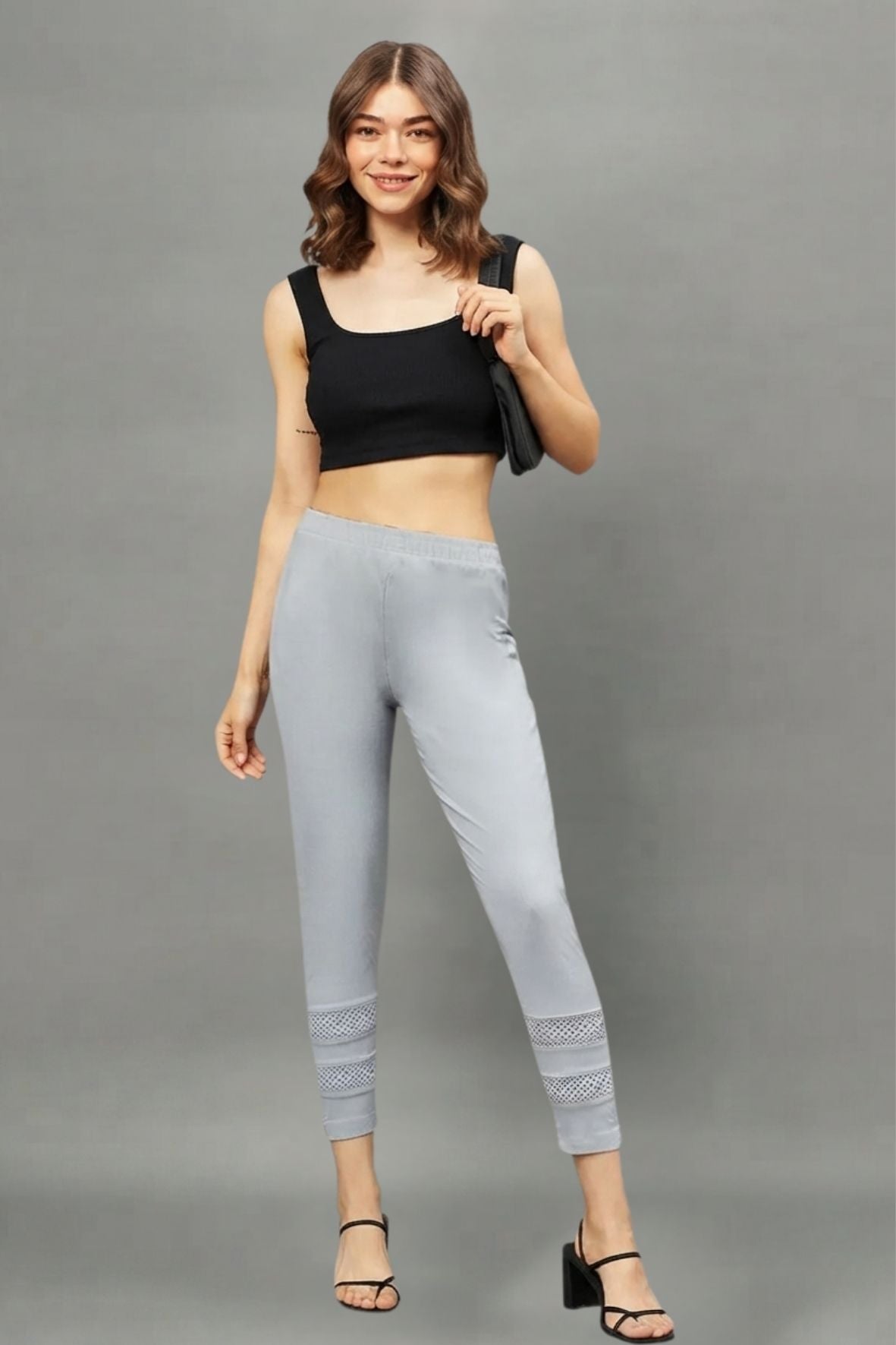 White Double Lace Pants
