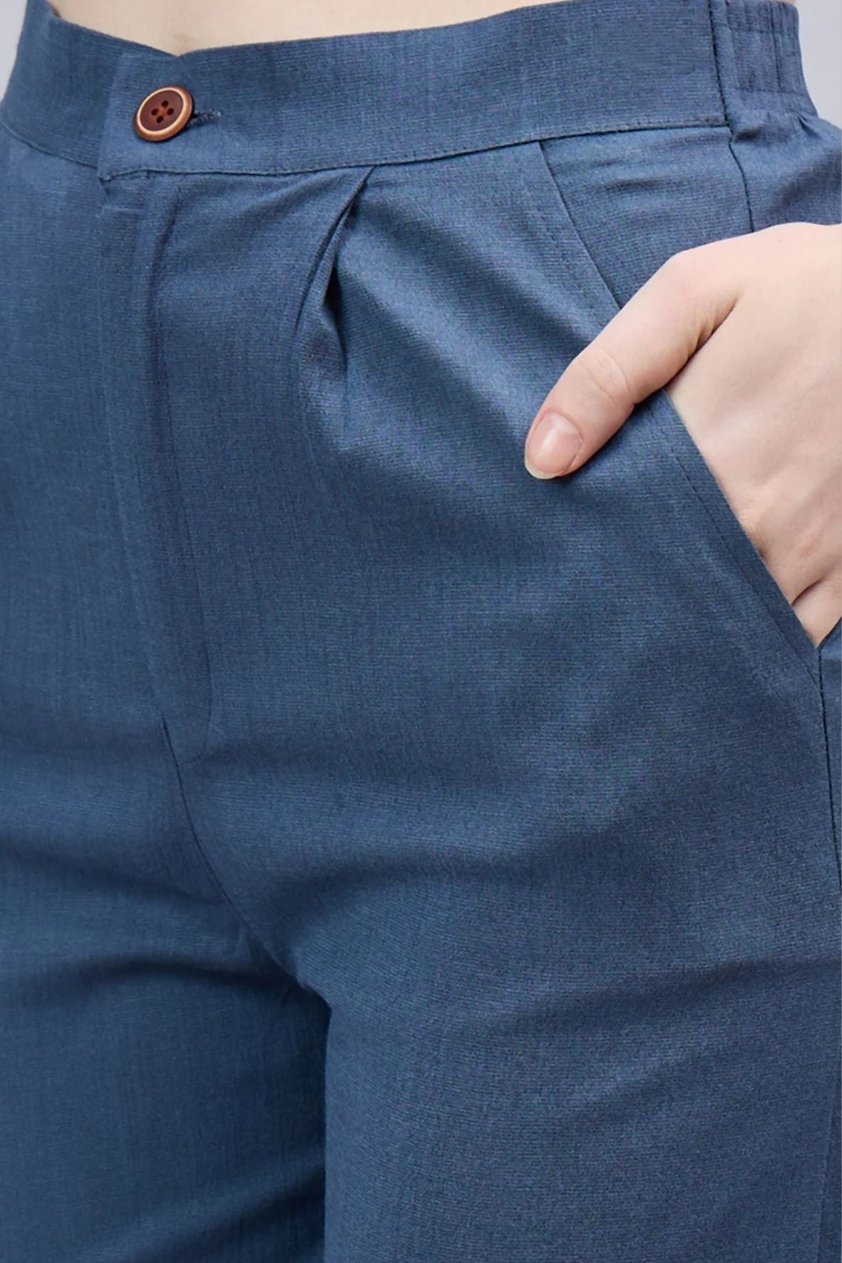 Dark Grey Bell Bottom Pants